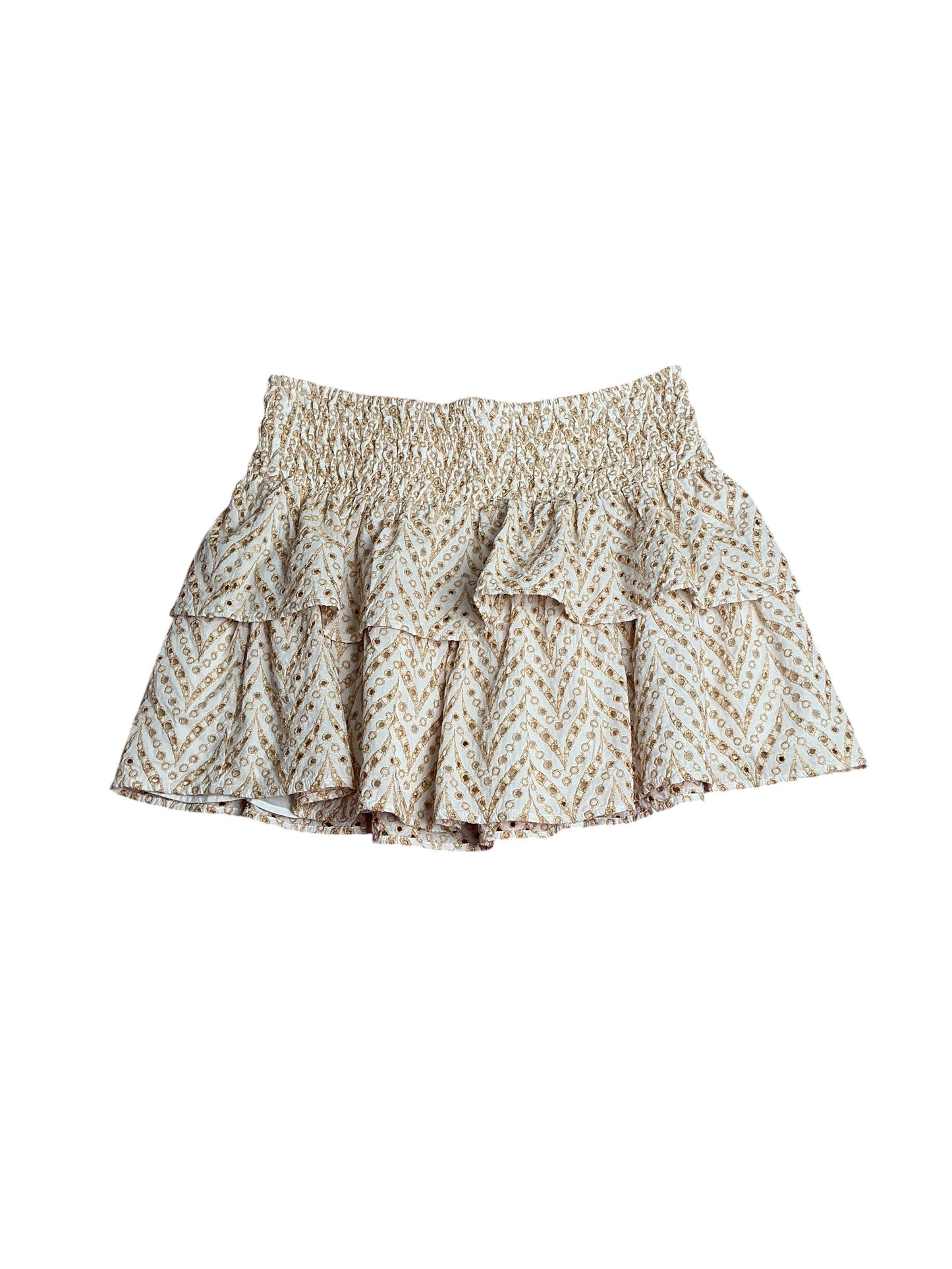 Lilly Pulitzer- NWT Yara Eyelet Set Sand Bar Mermaid Tail Metallic Size 16