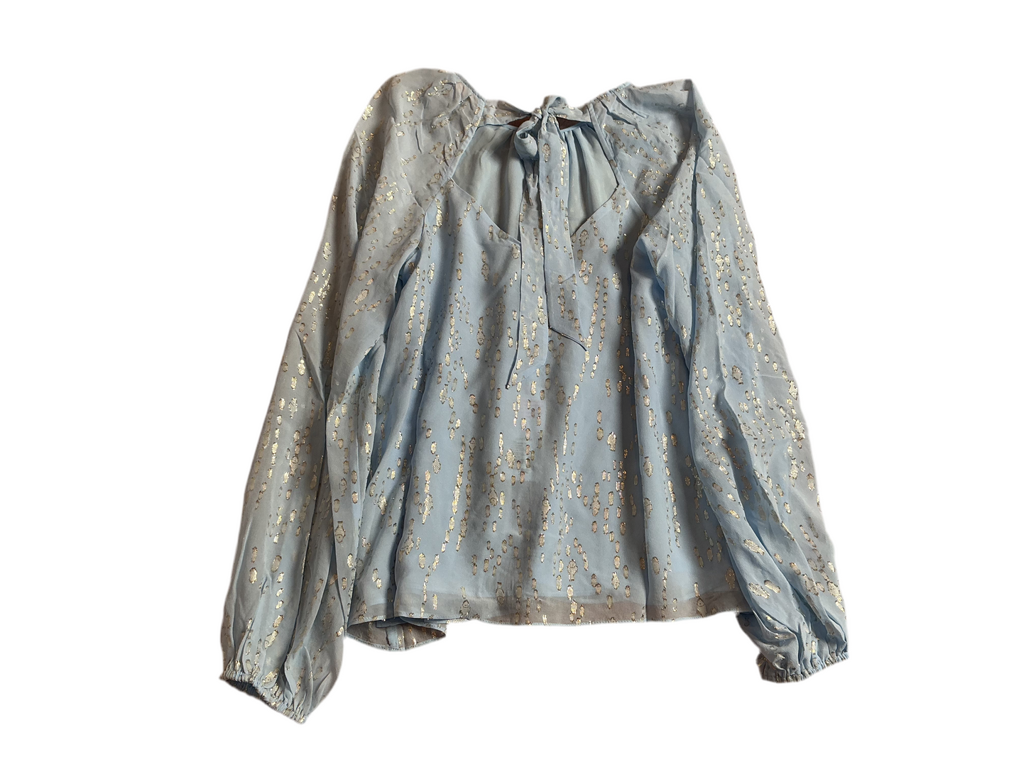 Lilly Pulitzer NWT - Noraleen Silk Top - Bonaire Blue Fish Clip Chiffon - Size XS