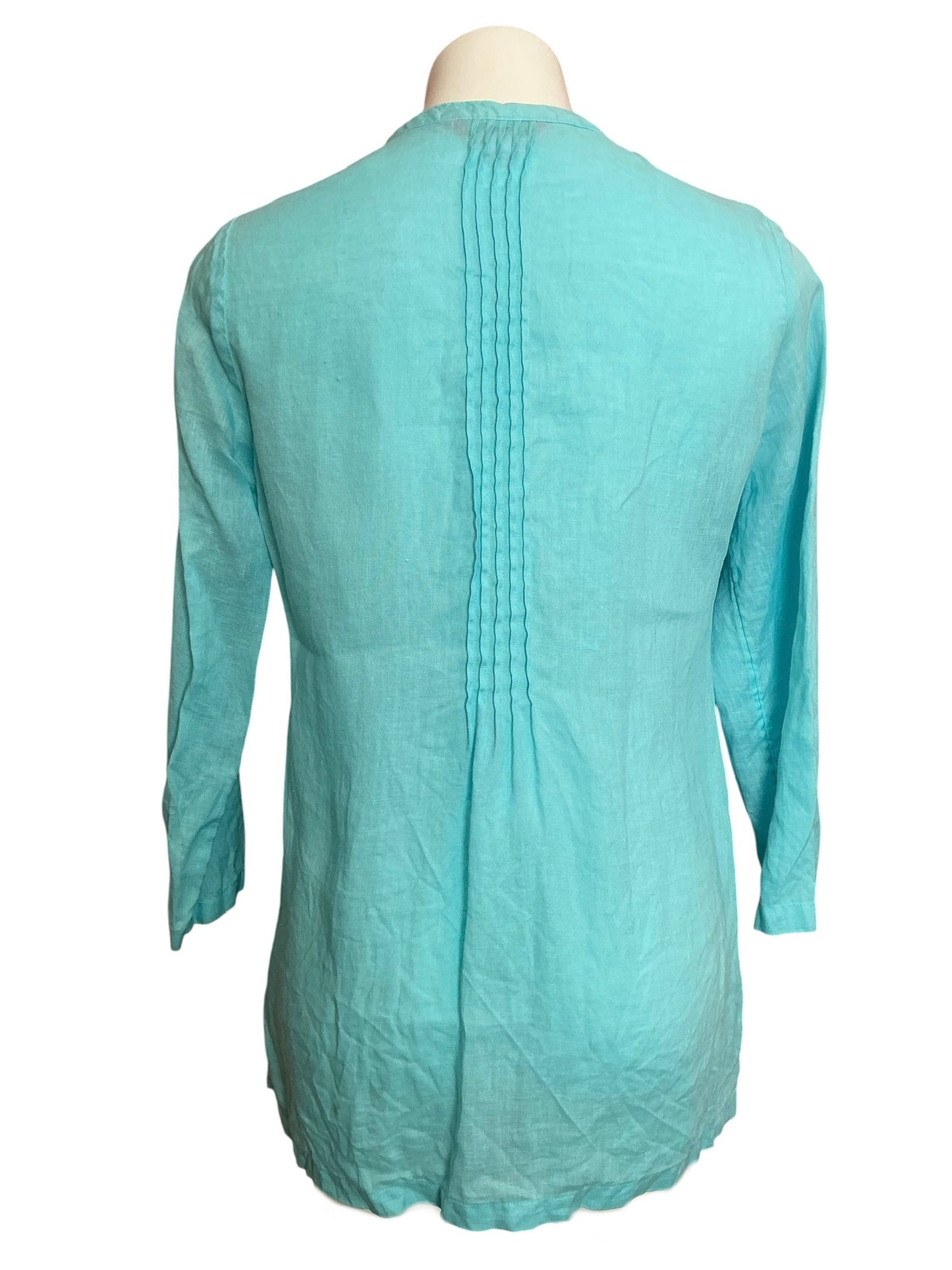 Lilly Pulitzer Sarasota Tunic Top Frenchie Blue - Size XS