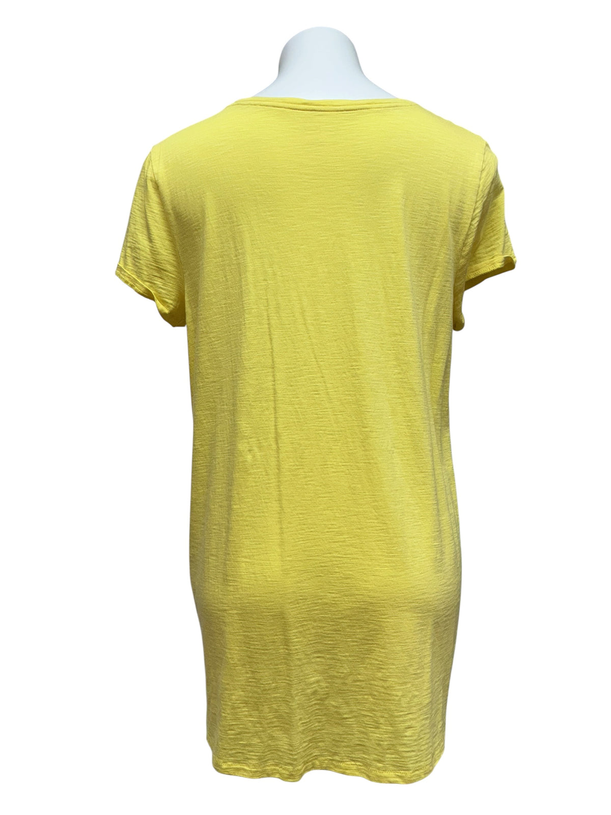 Lilly Pulitzer Etta V Neck Top Lemon Yellow - Size L