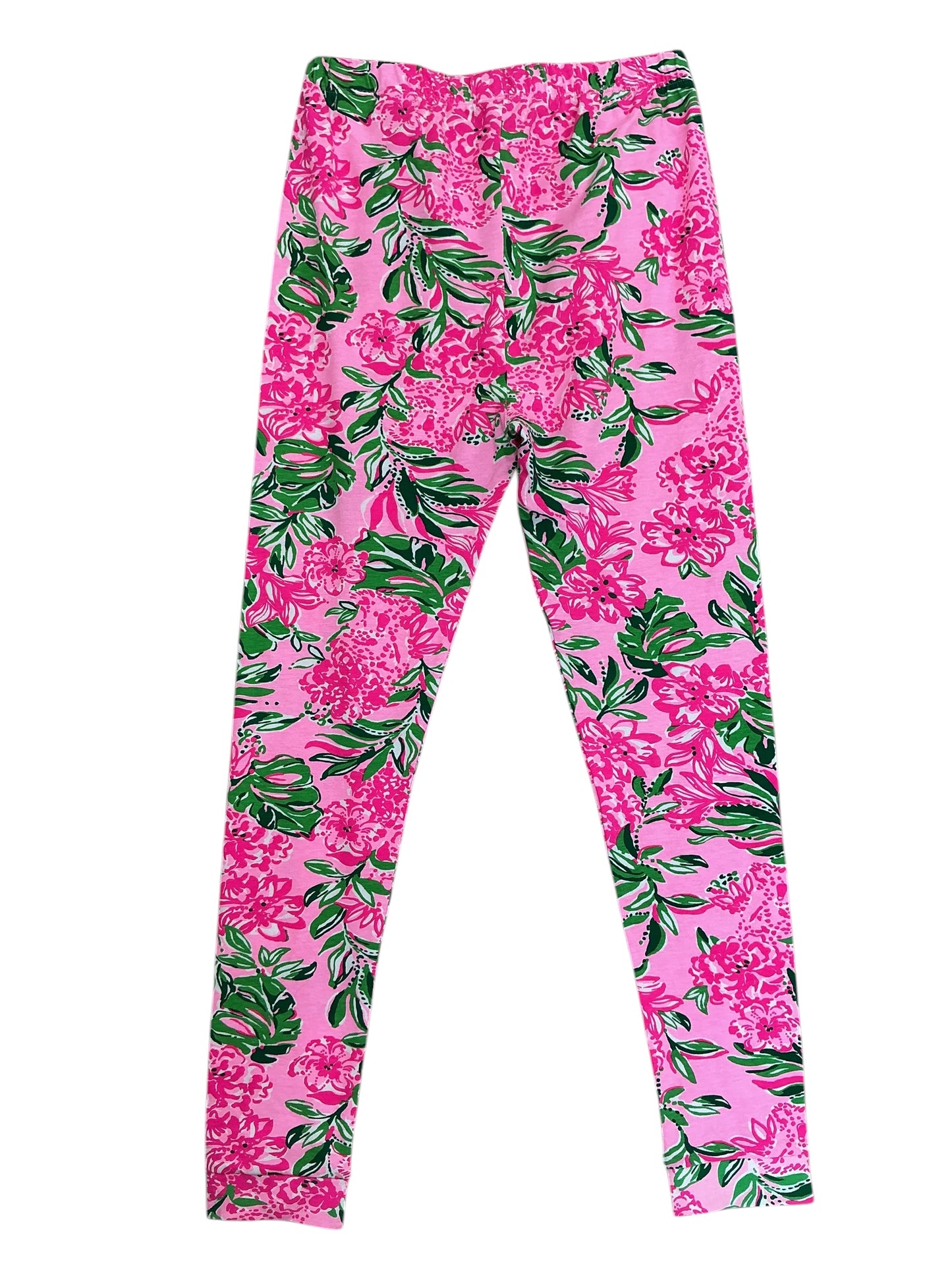 Lilly Pulitzer Girls Kids 2PC Set Mini Sammy Pajama Set Cockatoo Pink Paws For A Cause - Size 10