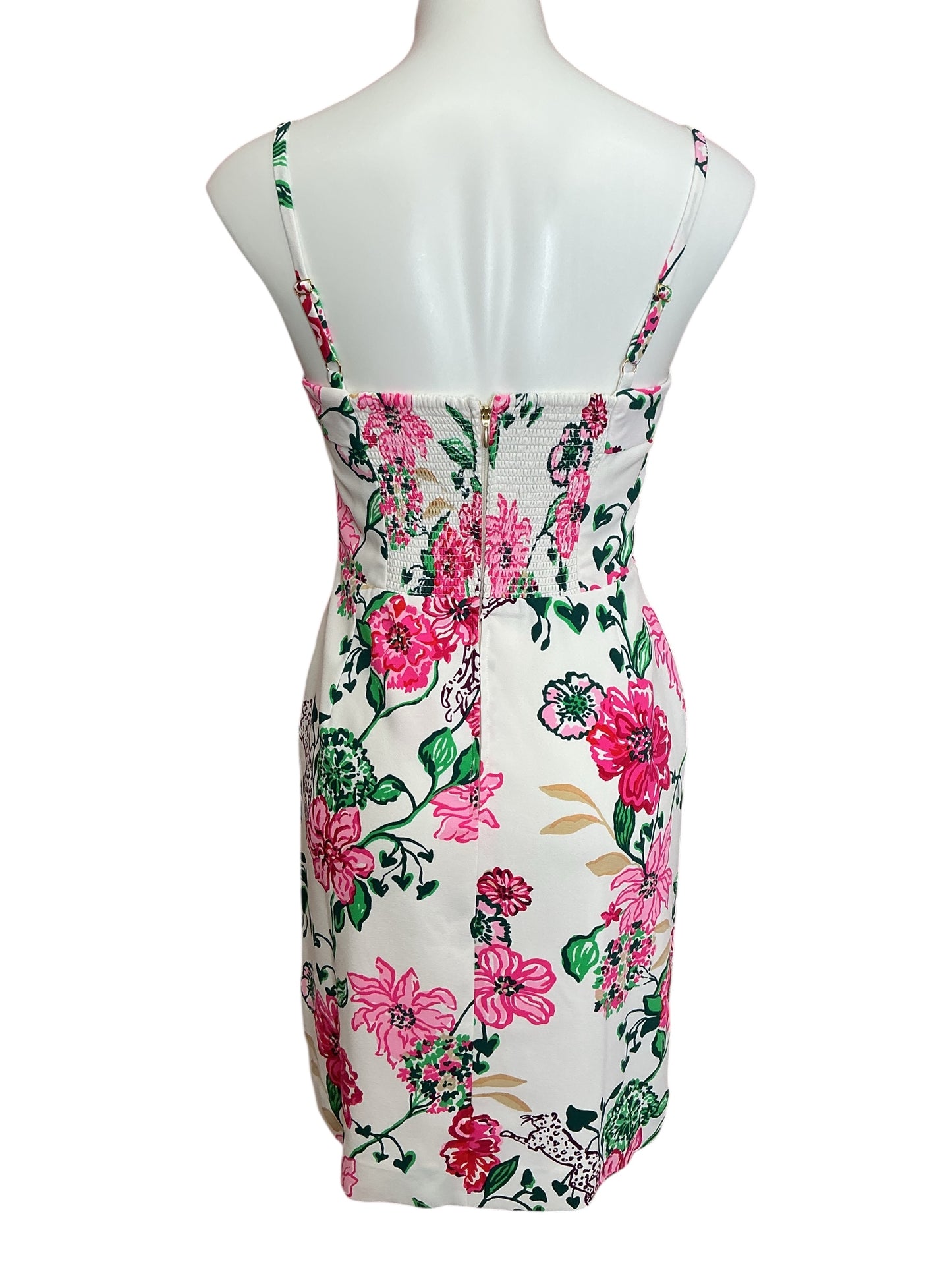 Lilly Pulitzer NWT Nickola Dress Coconut Safari Sanctuary - Size 2