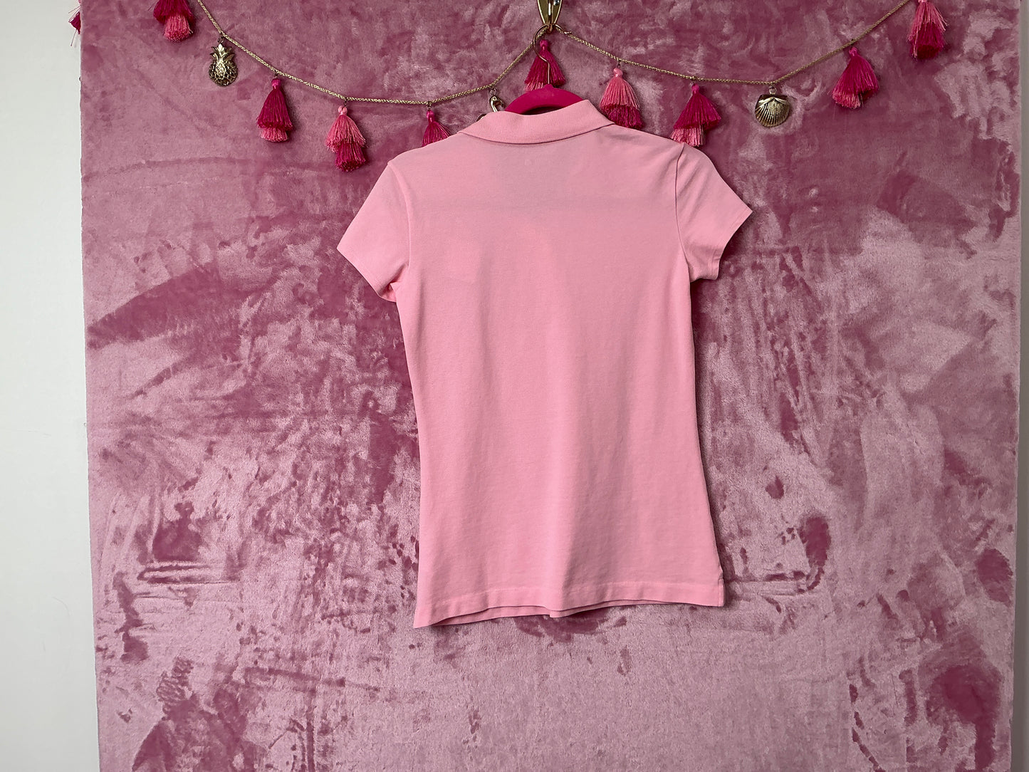 Lilly Pulitzer NWT Meredith Short Sleeve Gol Coral Reef T - Size XS