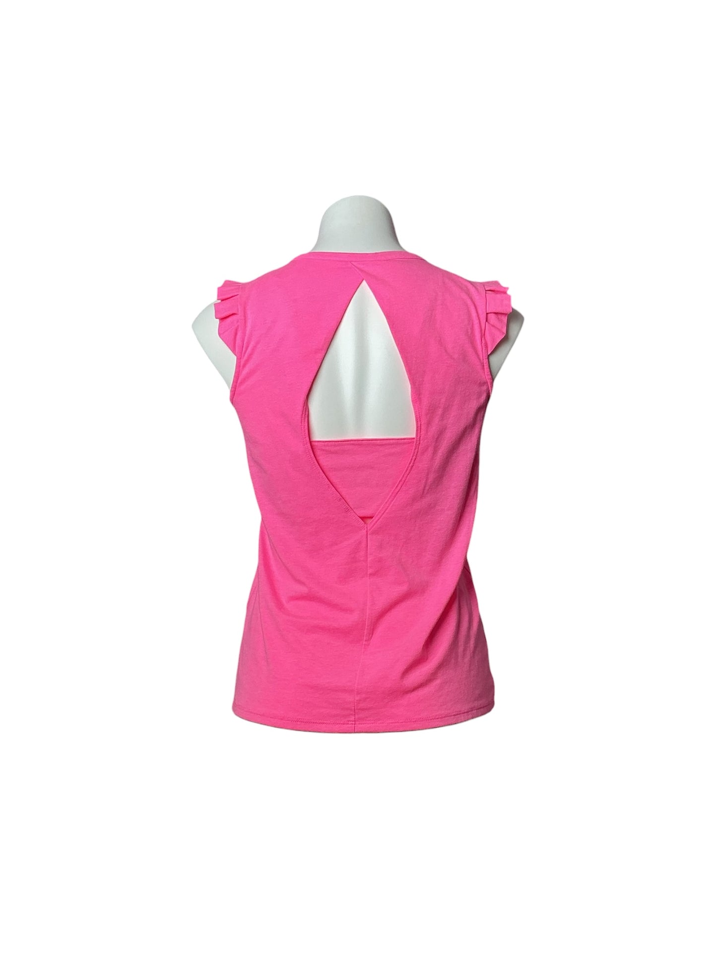 Lilly Pulitzer Luxletic Braxton Tank Top Pink Isle - Size XS