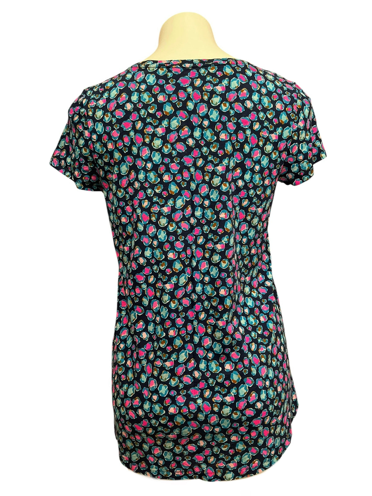 Lilly Pulitzer Etta V Neck Top Seabreeze Low Tide Navy Spotted In The Wild - Size S