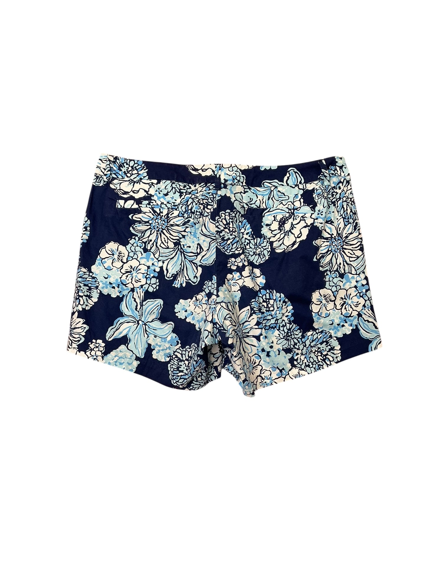 Lilly Pulitzer Callahan Stretch Shorts - Low Tide Navy Bouquet All Day - Size 8