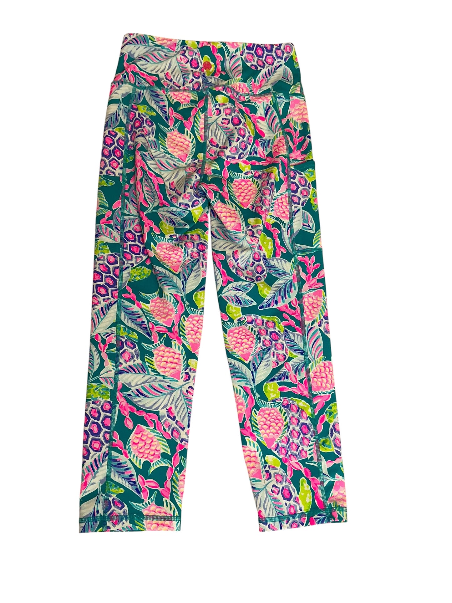 Lilly Pulitzer Weekender High-Rise Crop Legging Turtle Wave - Size S