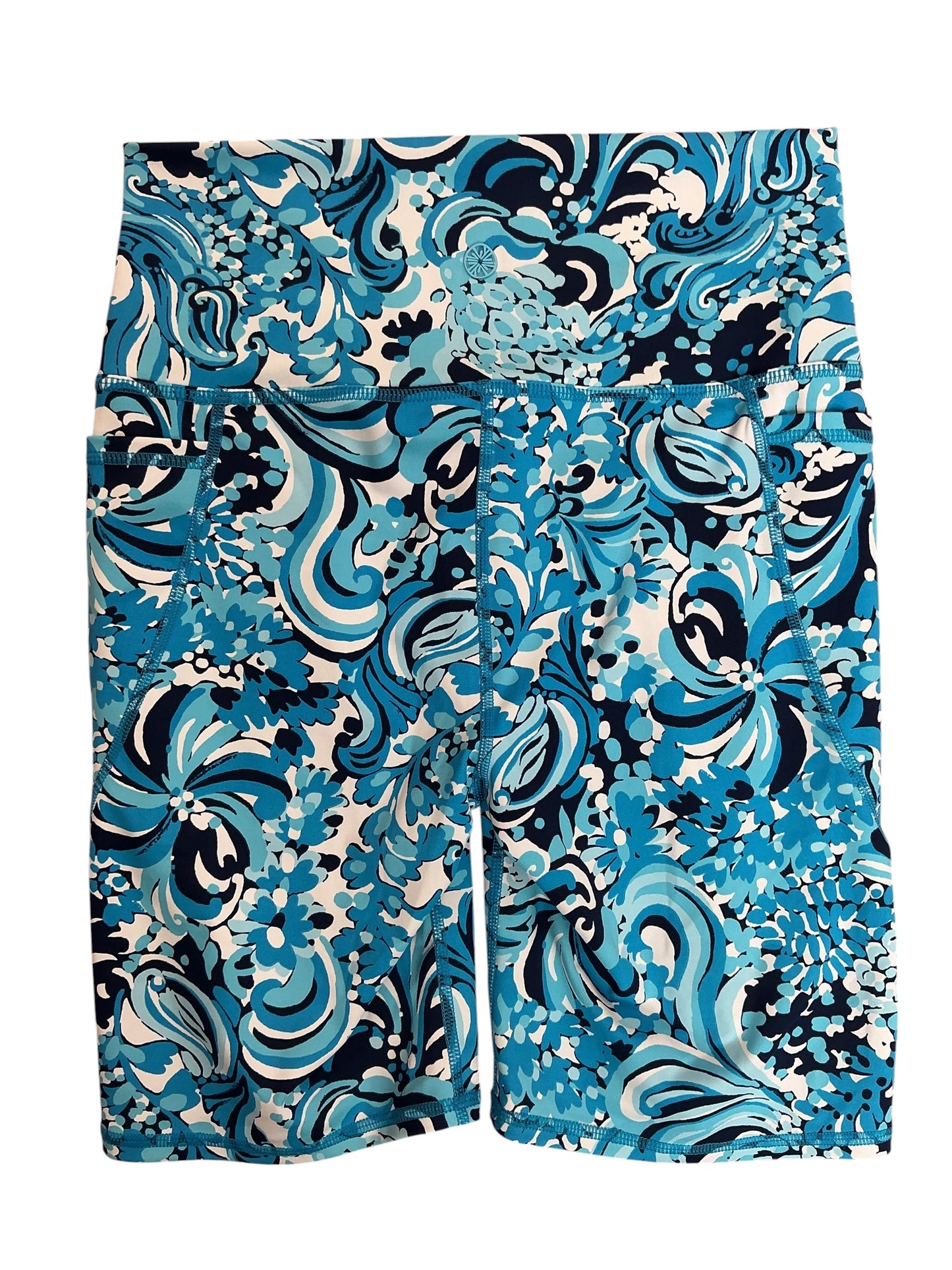 Lilly Pulitzer South Beach High Rise Short Resort White Mermazing - Size S