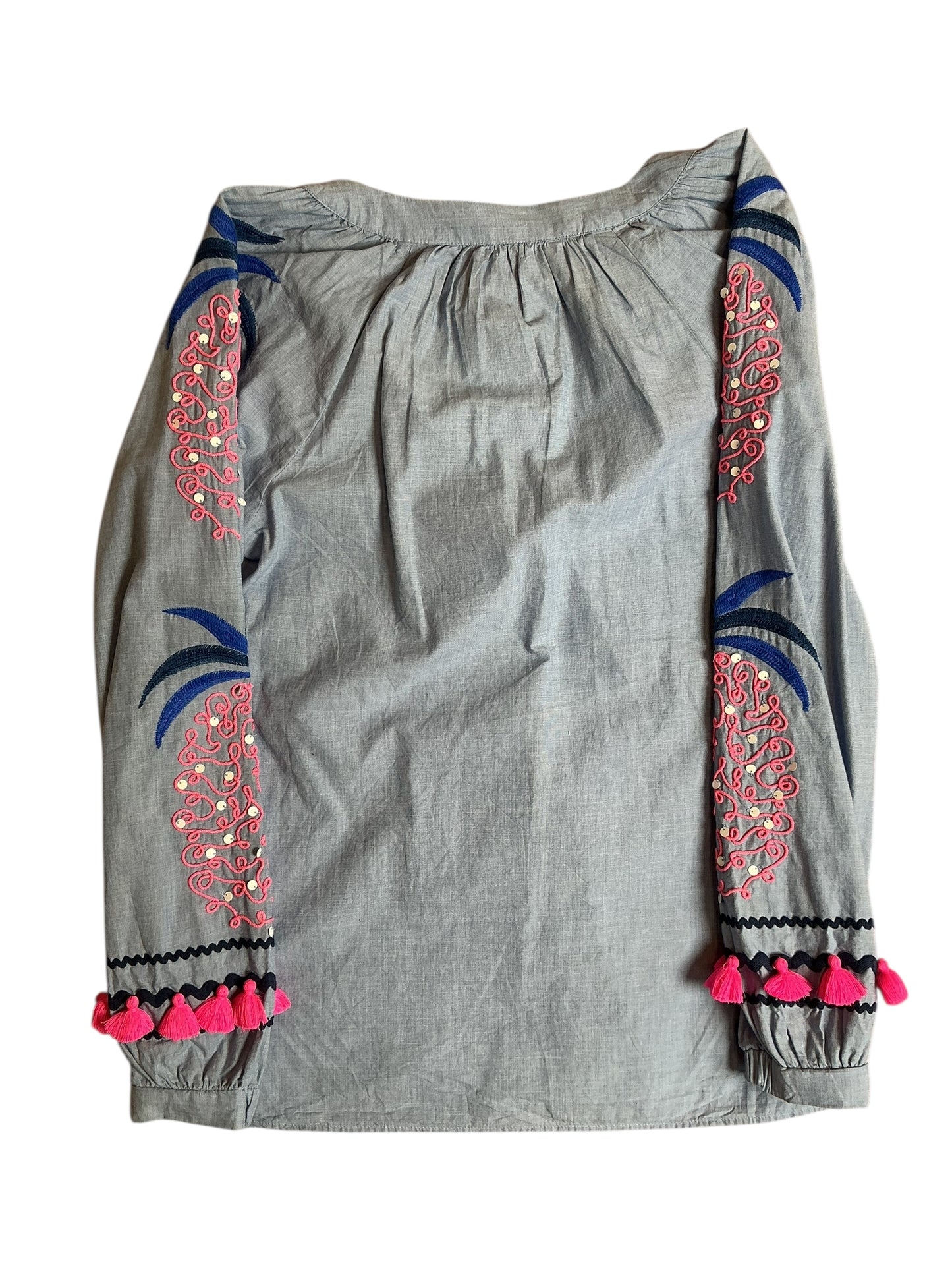 Lily Pulitzer Haddie Tunic Top - Bluebell Chambray - Size S
