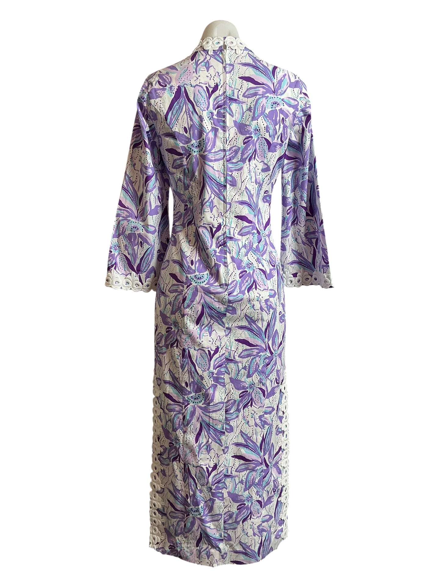 Lilly Pulitzer NWT Shealyn 3/4 Sleeve Tropicalia Purple Elephant In The Bloom - Size 00