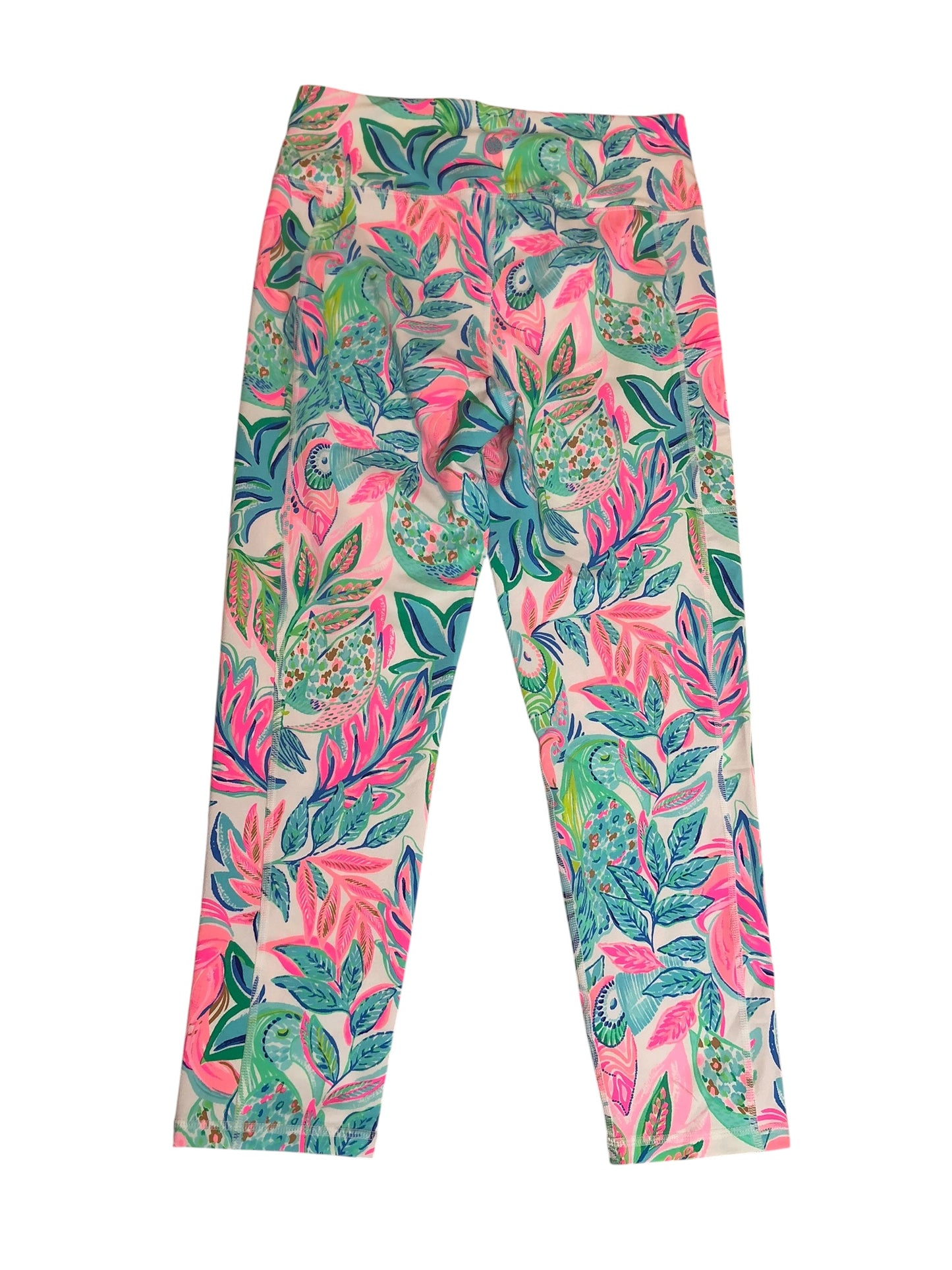 Lilly Pulitzer UPF 50+ Luxletic Weekender High Rise Midi Legging Toucan Do It Better - Size L
