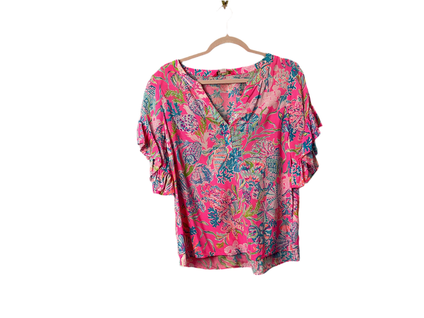 Lilly Pulitzer Short Sleeve Top - Size XS