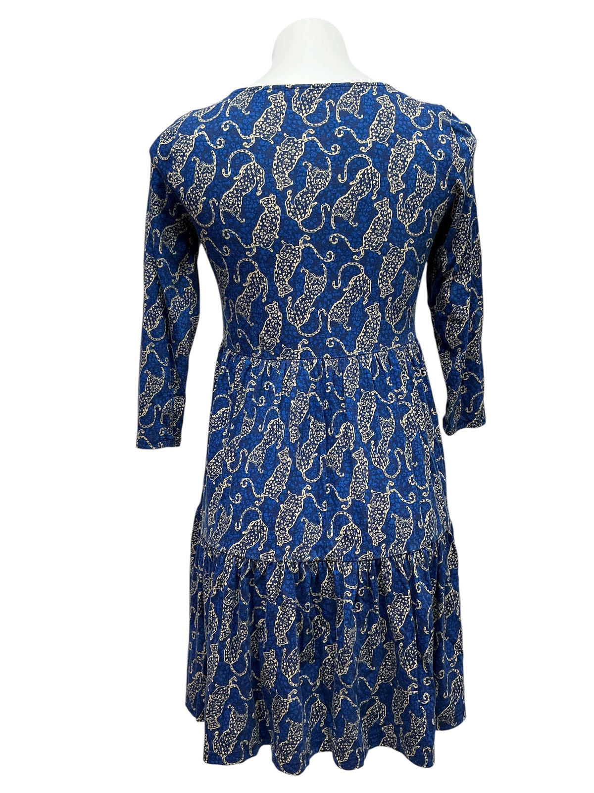 Lilly Pulitzer Geanna 3/4 Sleeve Swing Dress Low Tide Navy Easy To Spot - Size XS