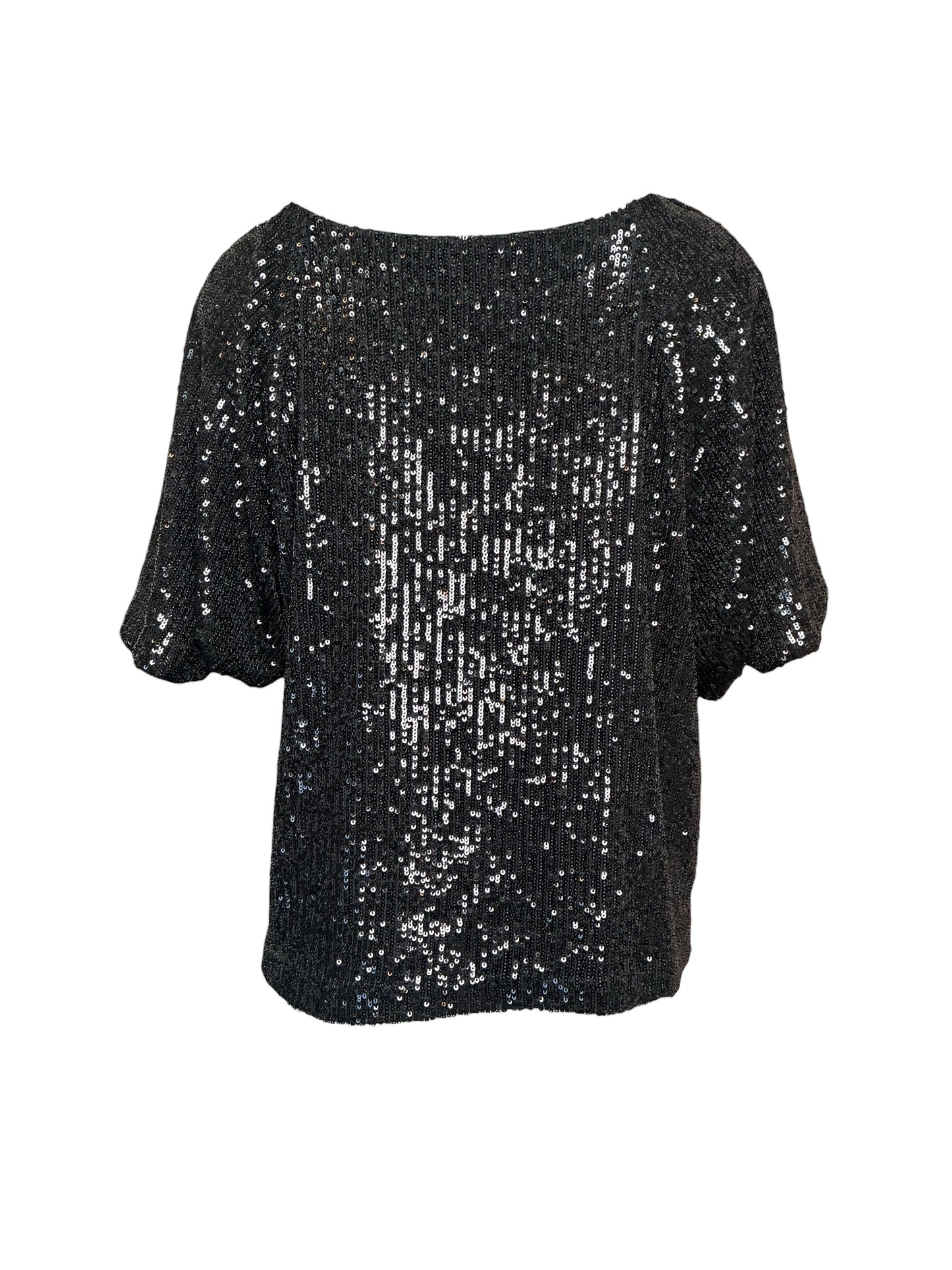 Lilly Pulitzer Cressida Sequin Knit Top - Noir - Size S
