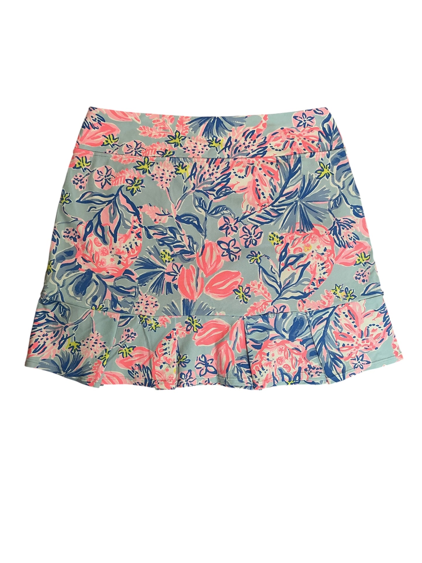 Lilly Pulitzer Luxletic Bessie Golf Skort UPF 50+ Elephant Splash - Size M