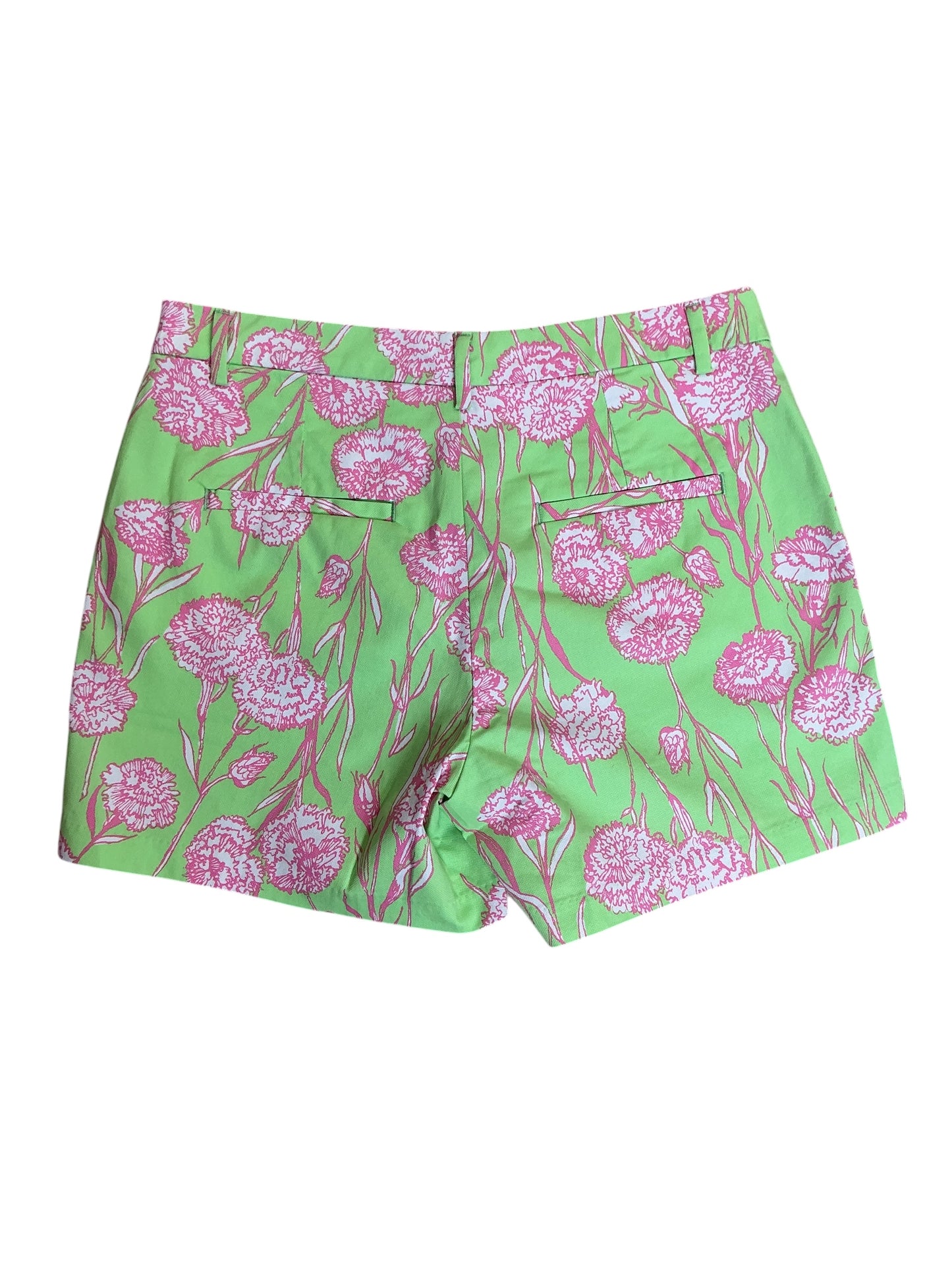 Lilly Pulitzer NWT Callahan Mid Rise Shorts Pistachio Macaron Alina - Size 8