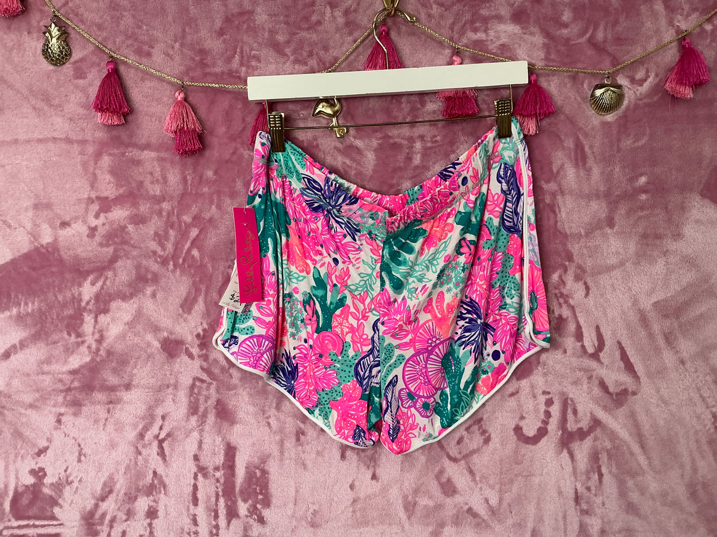 Lilly Pulitzer Short NWT - PJ Knit Short - Multi - Seaside Carnivale Knit - Size L