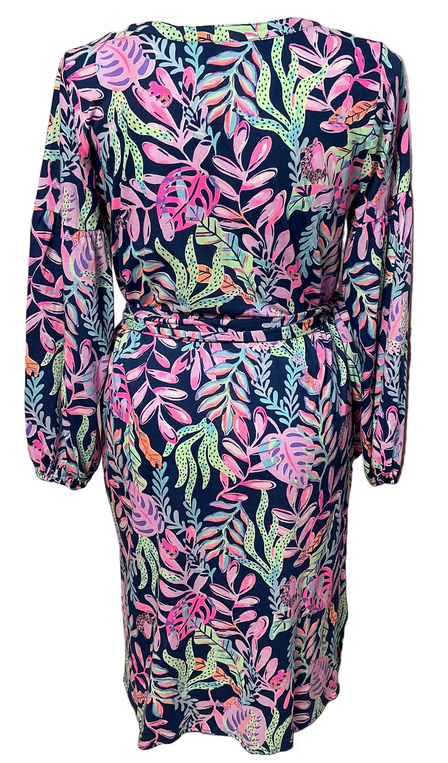 Lilly Pulitzer NWT - Kierna Knee Length Dress - Oyster Bay Navy You’ve Been Spotted - Size XL