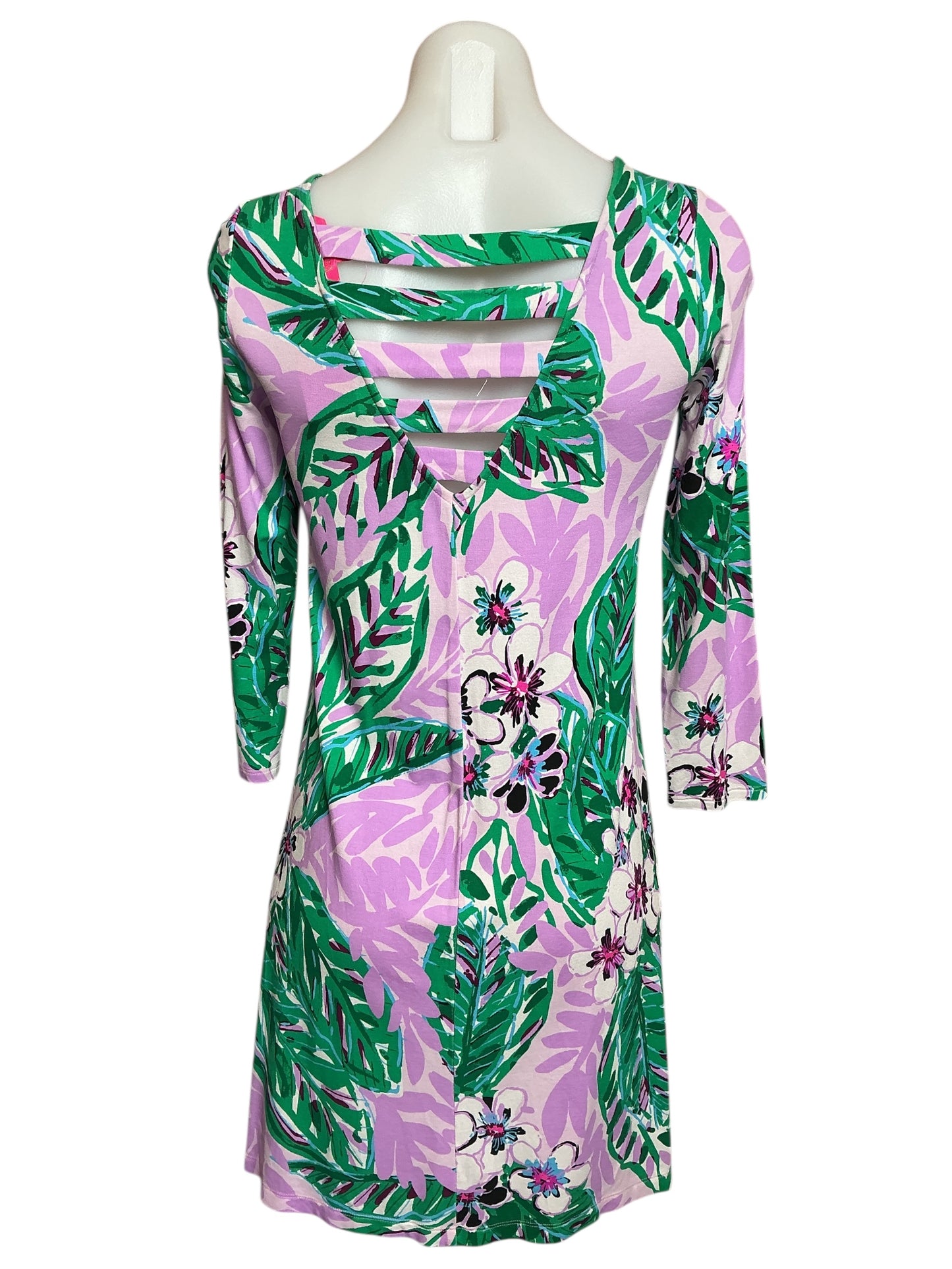 Lilly Pulitzer Ophelia Swing Dress Magnolia Lilac Leidees Night - Size XXS
