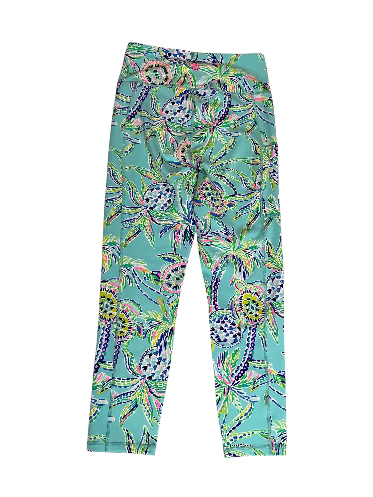 Lilly Pulitzer NWT Weekender High Rise Midi Bermuda Blue Turtle SZN - Size M