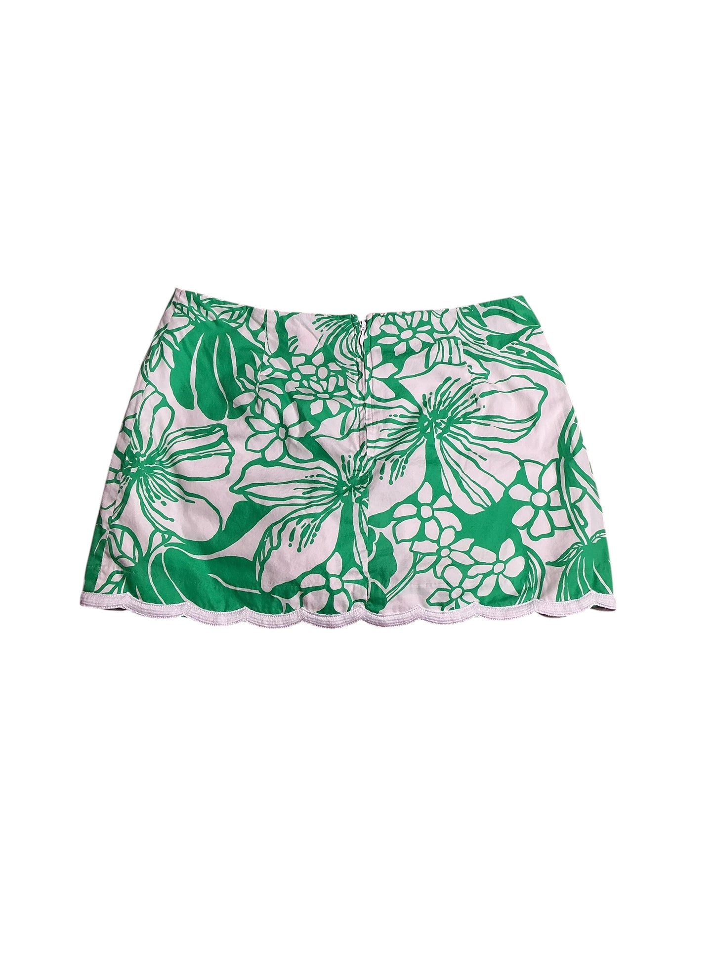 Lilly Pulitzer- Michelina Mini Skort Spearmint Oversized Kiss My Tulips Size 6