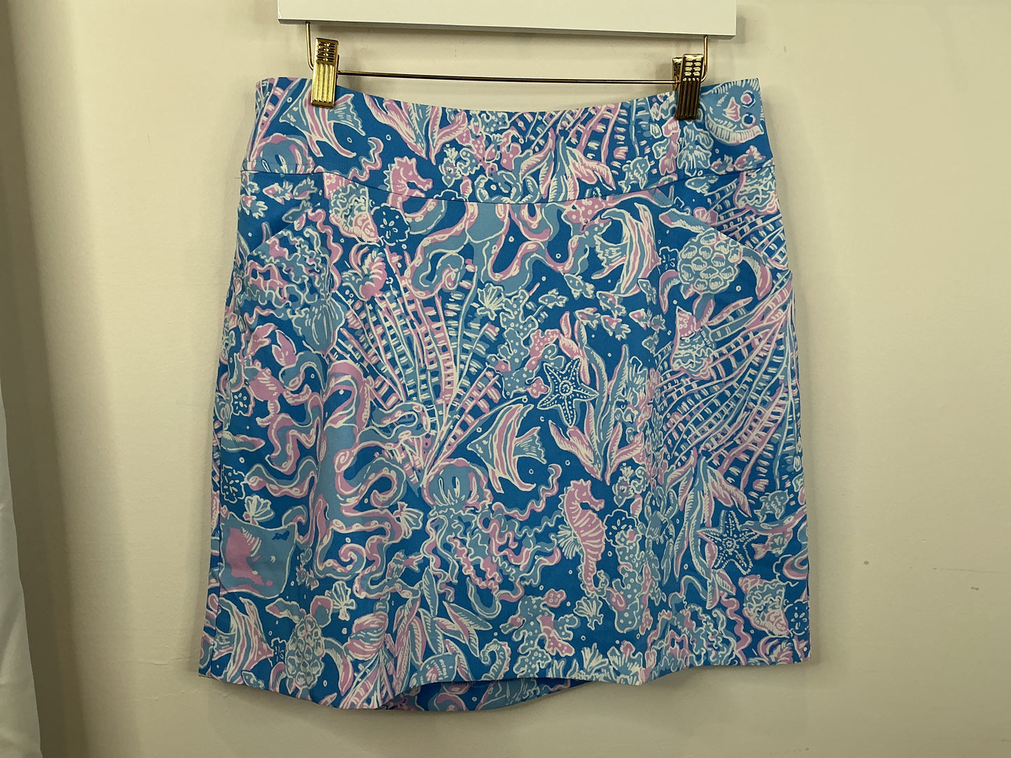 Lilly Pulitzer NWT Jonas Skort Boca Blue Sea What I Sea - Size 12