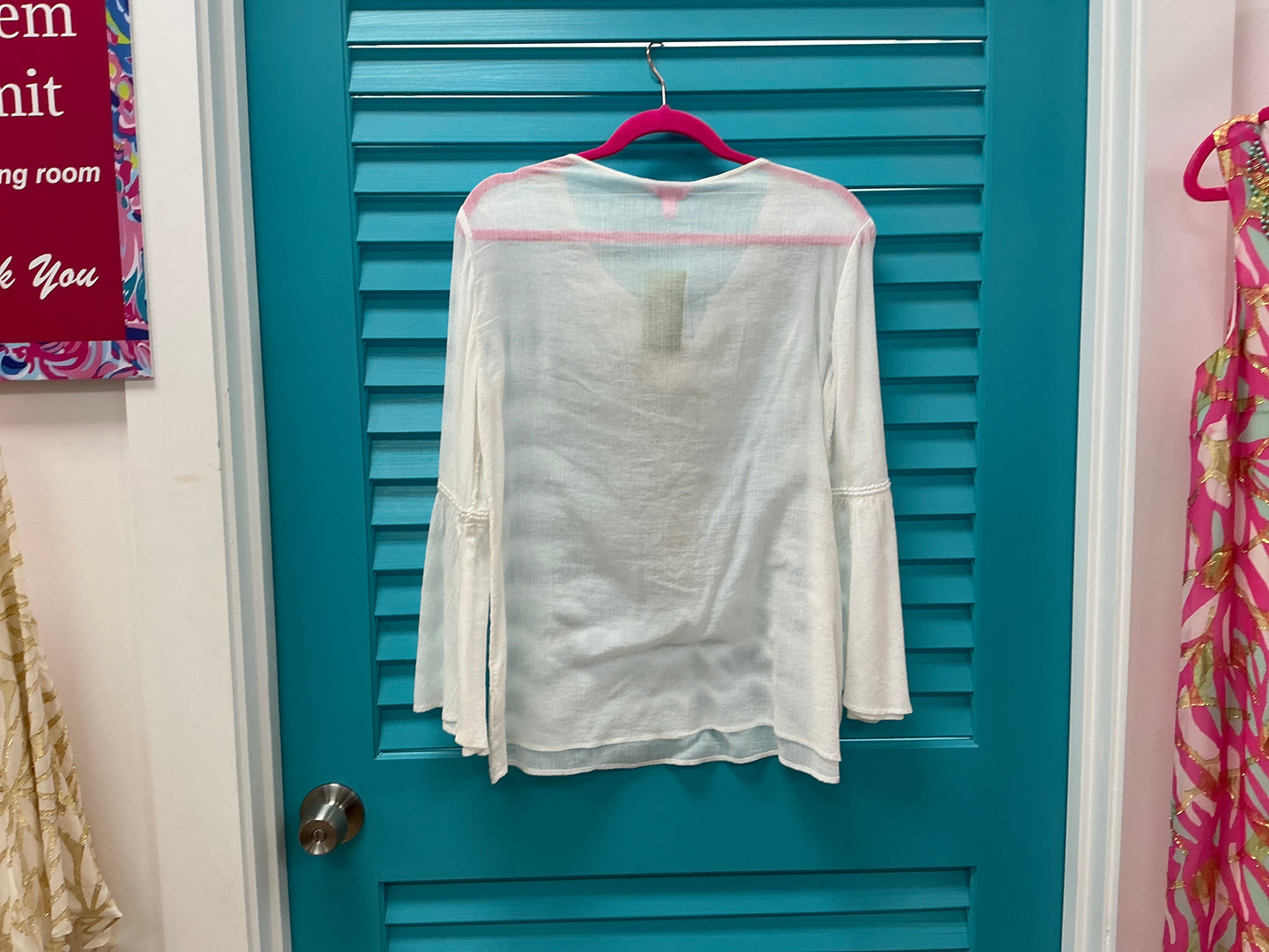 Lilly Pulitzer NWT Audra Tunic Resort White - Size S