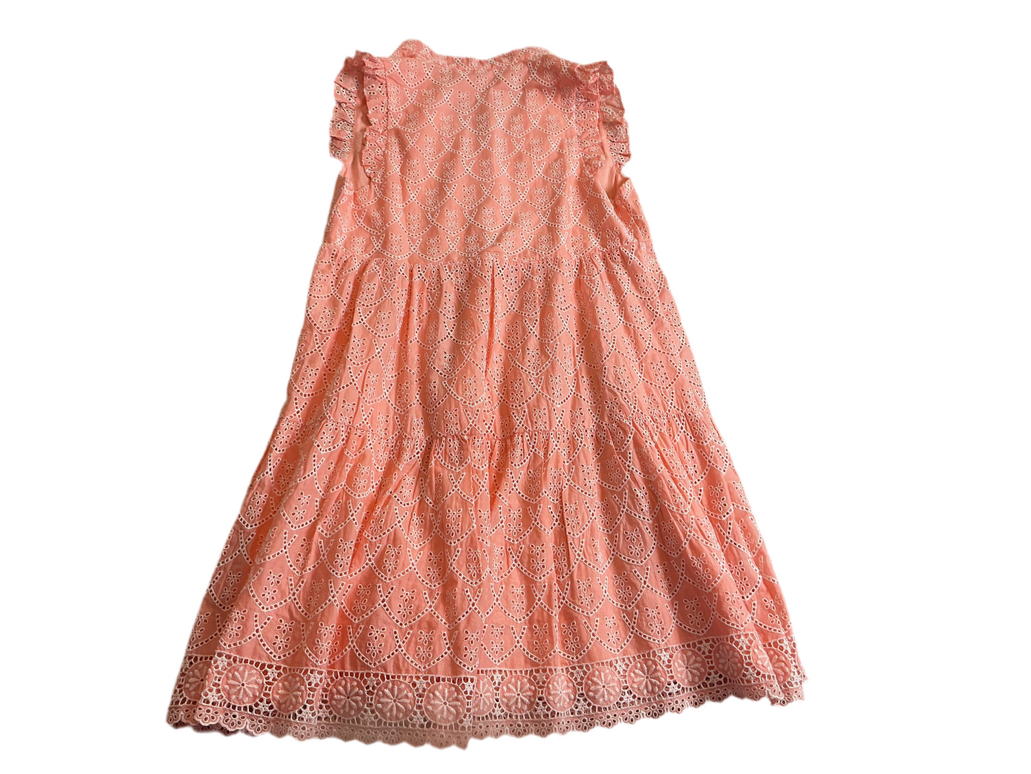 Lilly Pulitzer NWT - Briela Dress - Peach Hyacinth Floral Arch Eyelet - Size S