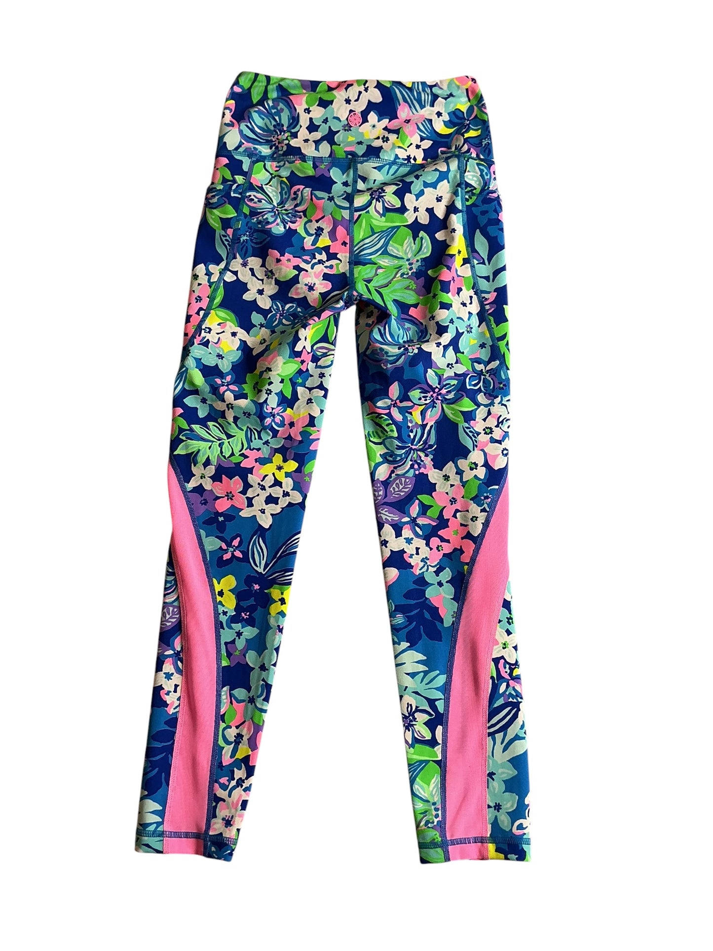 Lilly Pulitzer Weekender High Rise Legging Borealis Blue Social Sunset - Size XS