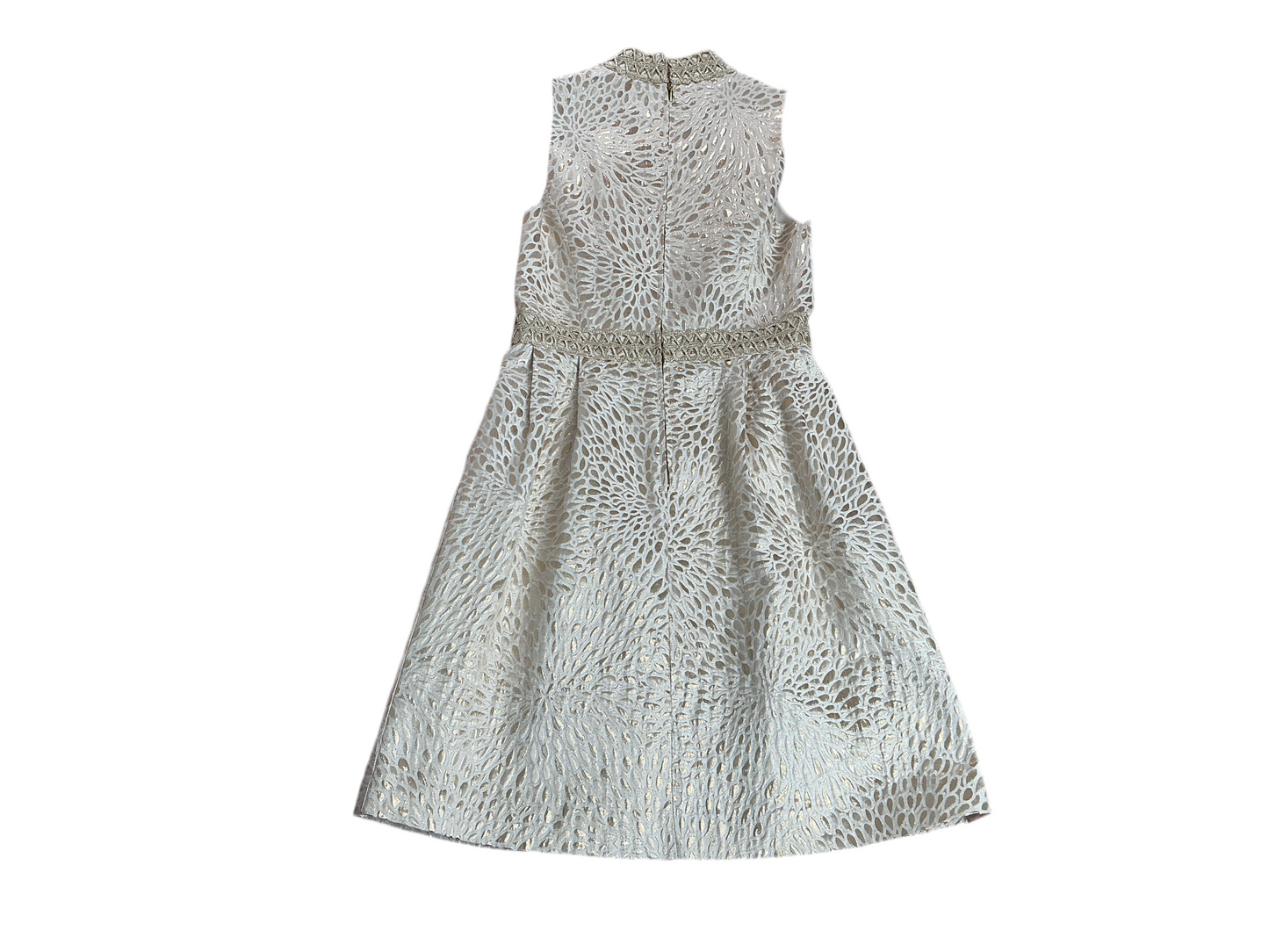 Lilly Pulitzer Franci Dress - Lagoon Jacquar & Gold - Size 2