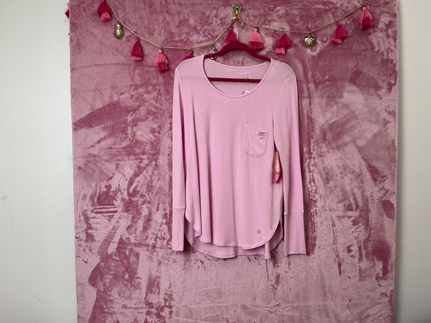 Lilly Pulitzer NWT Kerah Lounge Tee Magnolia Lilac - Size S