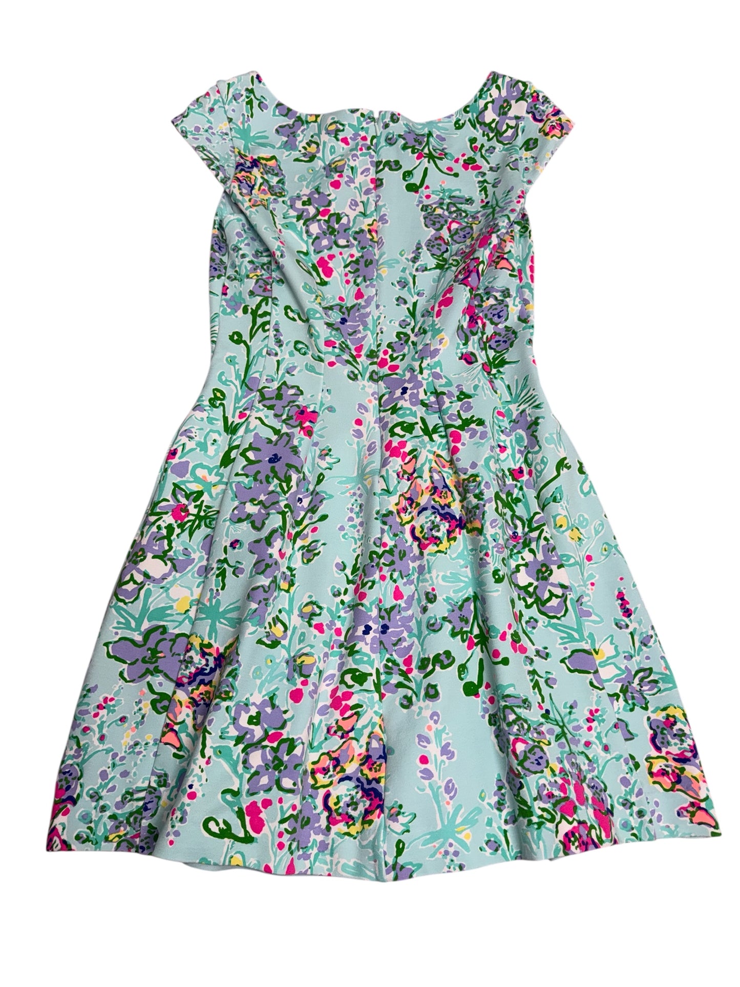 Lilly Pulitzer Holy Grail, Brielle Dress, Pool Blue- Lucky Charm Floral Size S