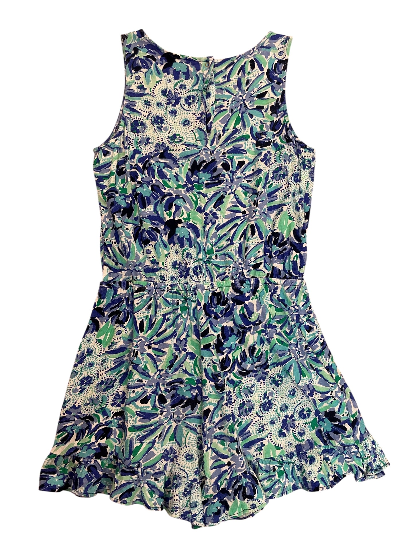 Lilly Pulitzer Girls Venecia Romper High Maintenance - Size XL 12-14