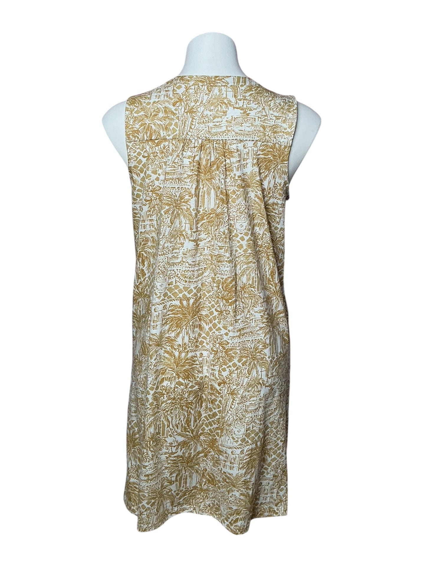 Lilly Pulitzer Dev Dress Sand Bar Palm Beach Paradise - Size M