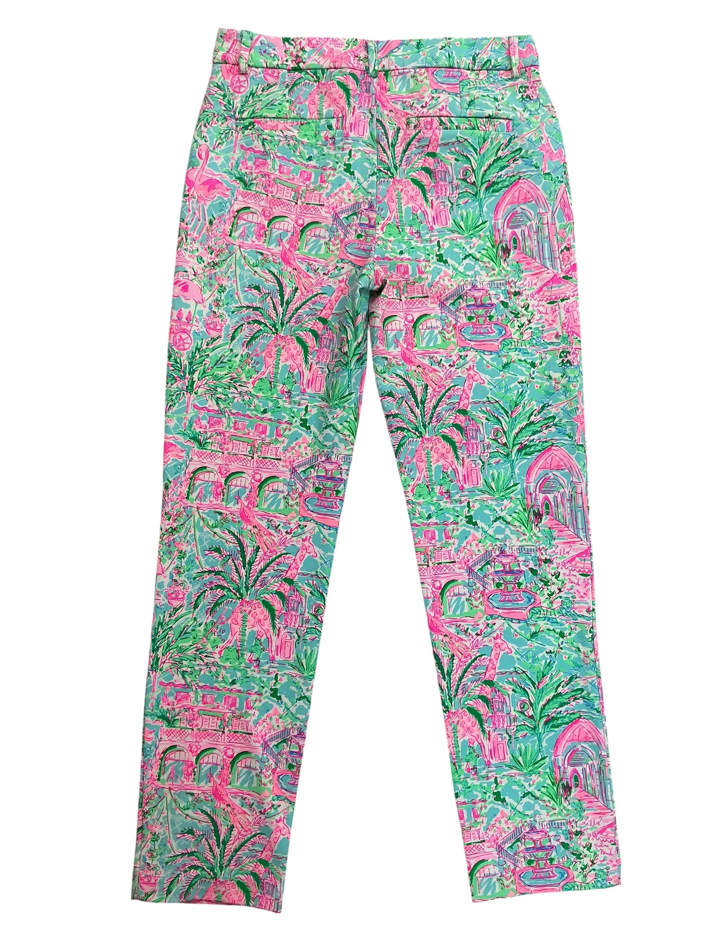 Lilly Pulitzer NWT Kelly Knit Pants Bali Blue Spotted On Worth - Size 6