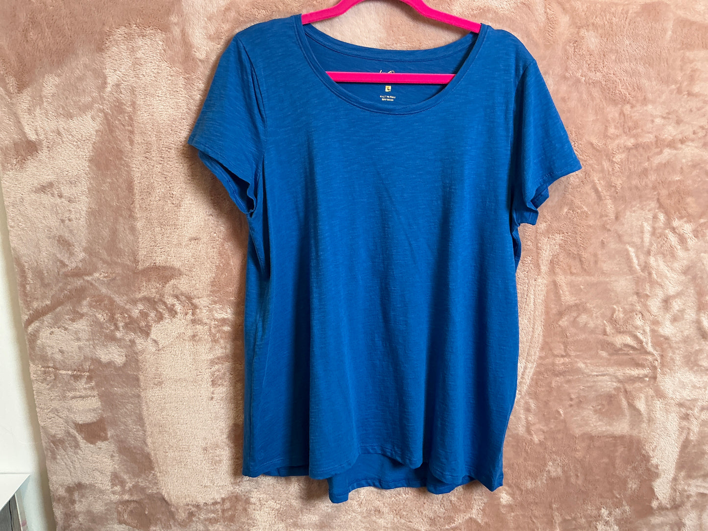 Lilly Pulitzer Top NWT - Etta Scoop Neck - Barton Blue - Size L