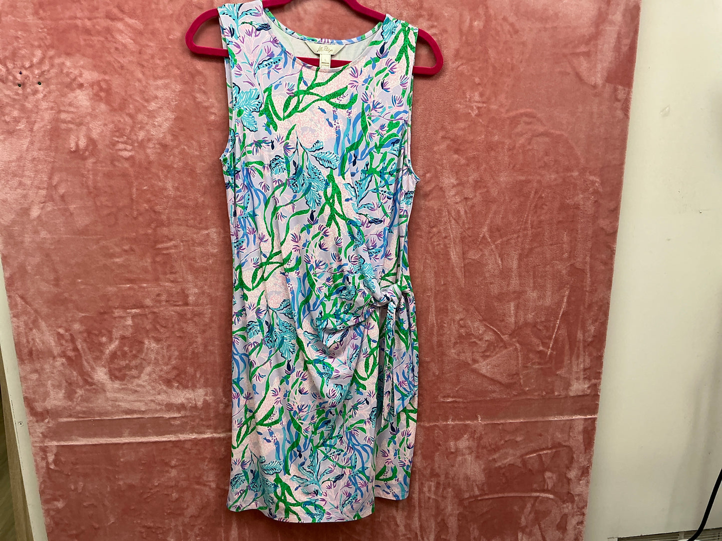 Lilly Pulitzer Bryson Sleeveless Dress NWT, Multi, Seacret Escape Size L