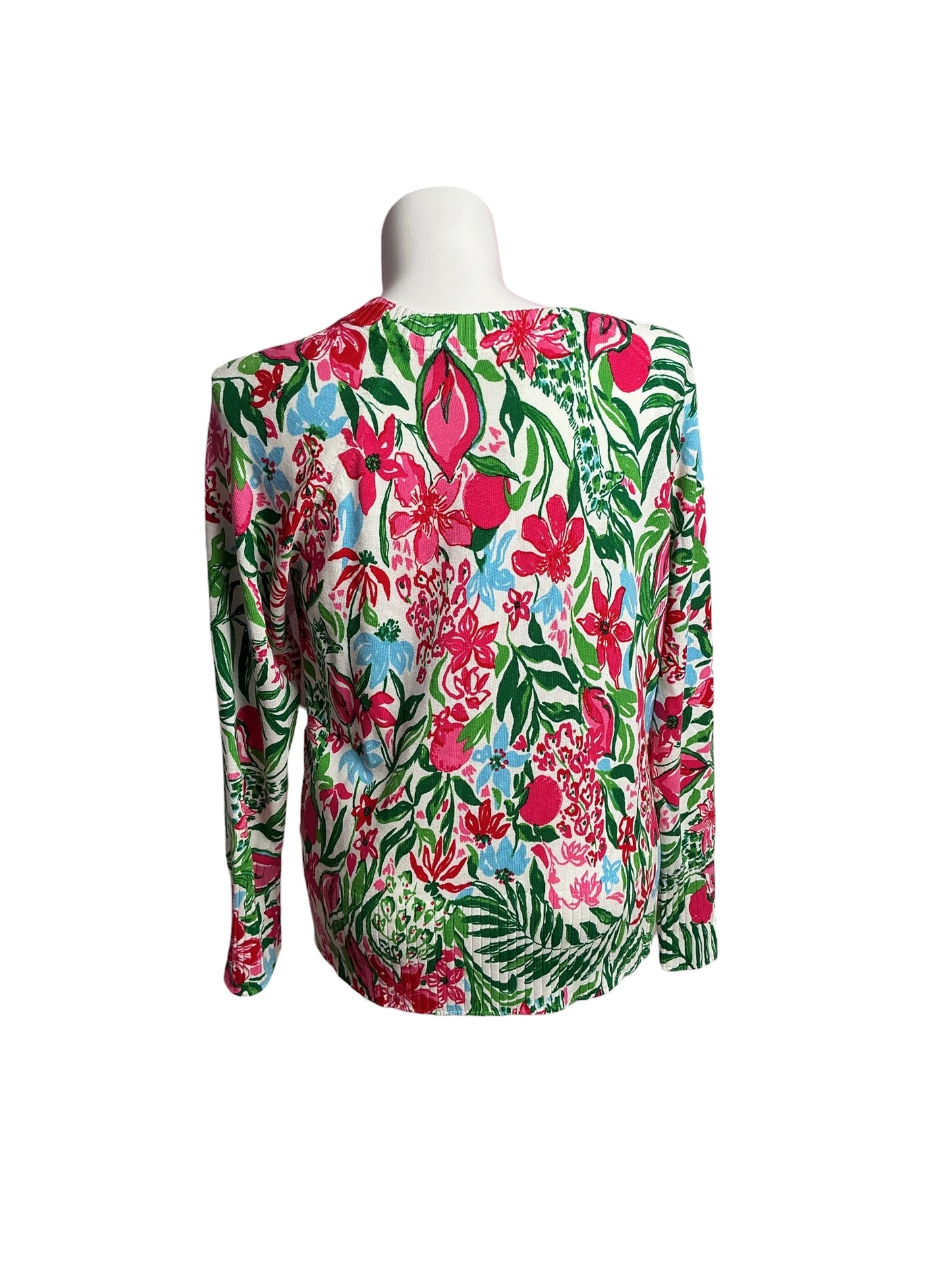 Lilly Pulitzer- NWT Salina Sweater Multi Glowing Gardens Size XL