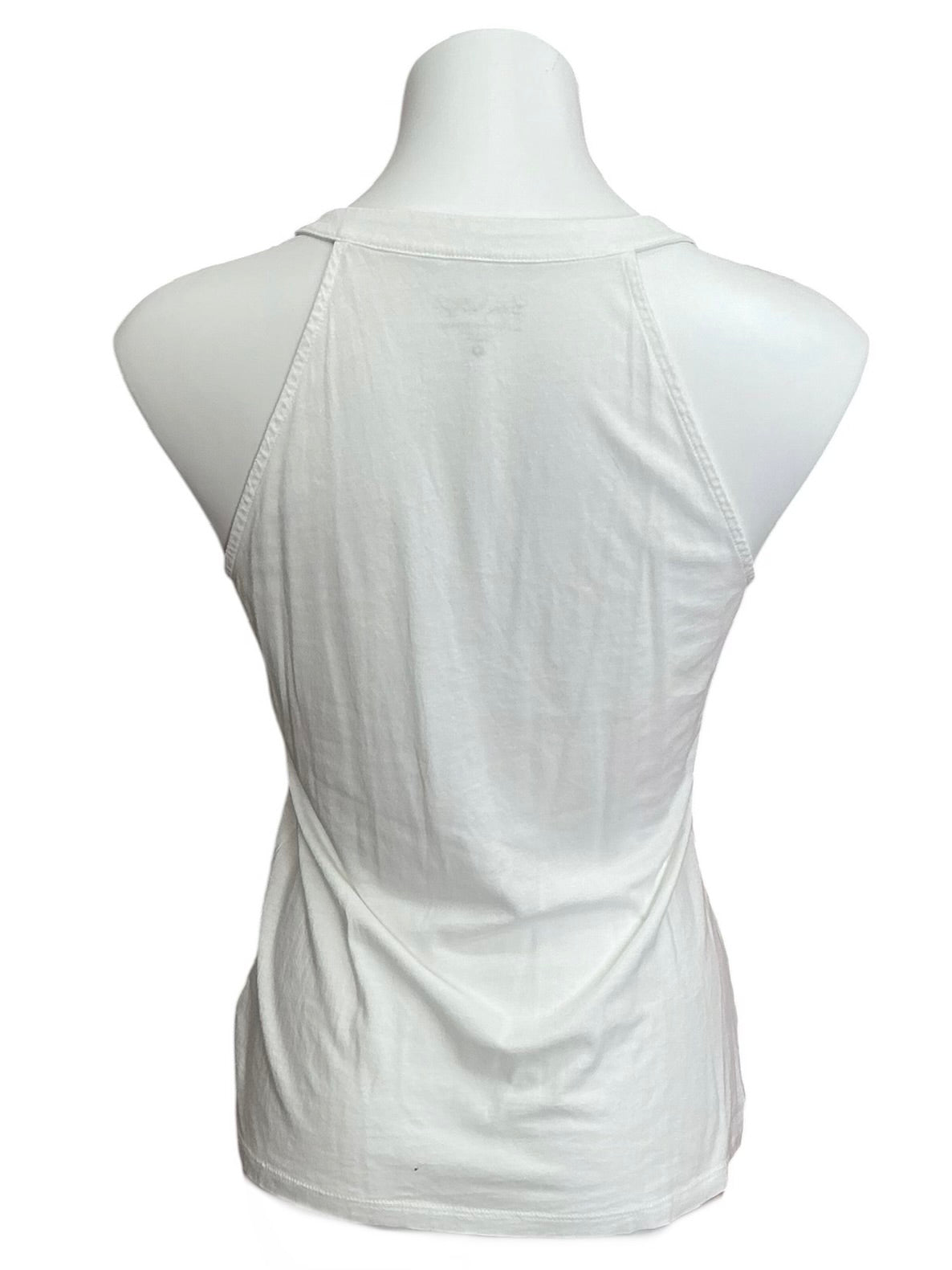 Lilly Pulitzer Shay Ruffle Tank Top Resort White - Size S