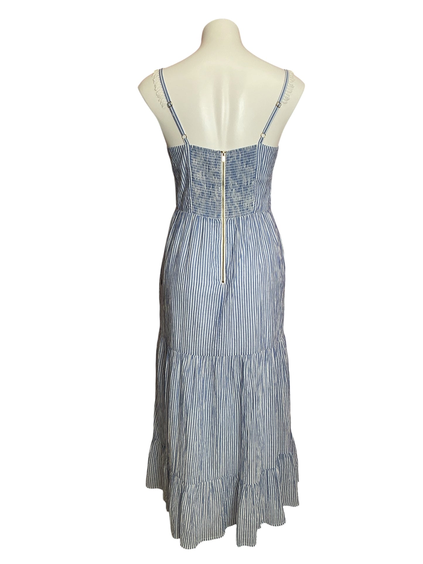 Lilly Pulitzer Jasmyn Maxi Dress Light Oxford Stripe - Size 8