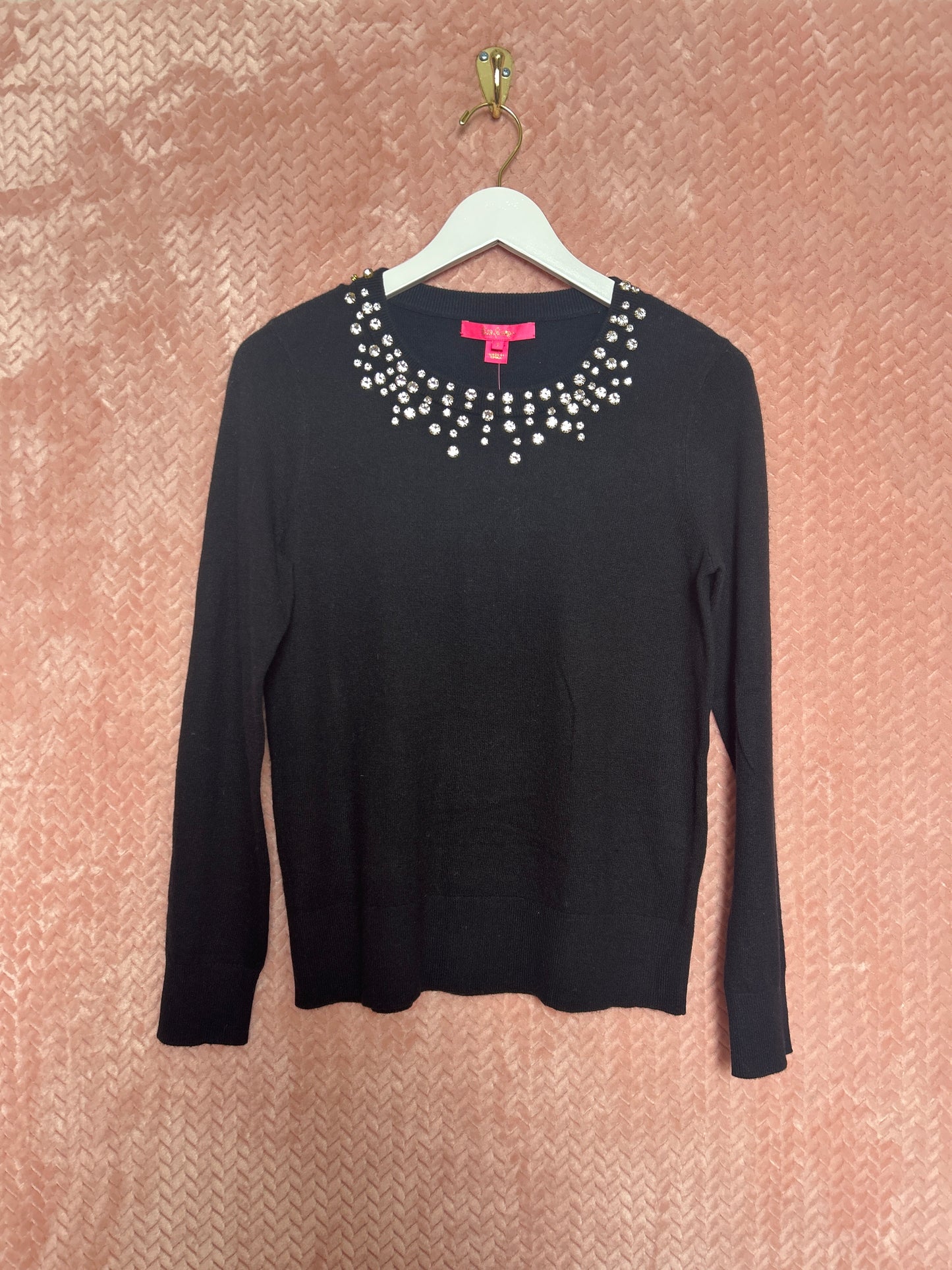 Lilly Pulitzer NWT Odetta Sweater Black - Size S