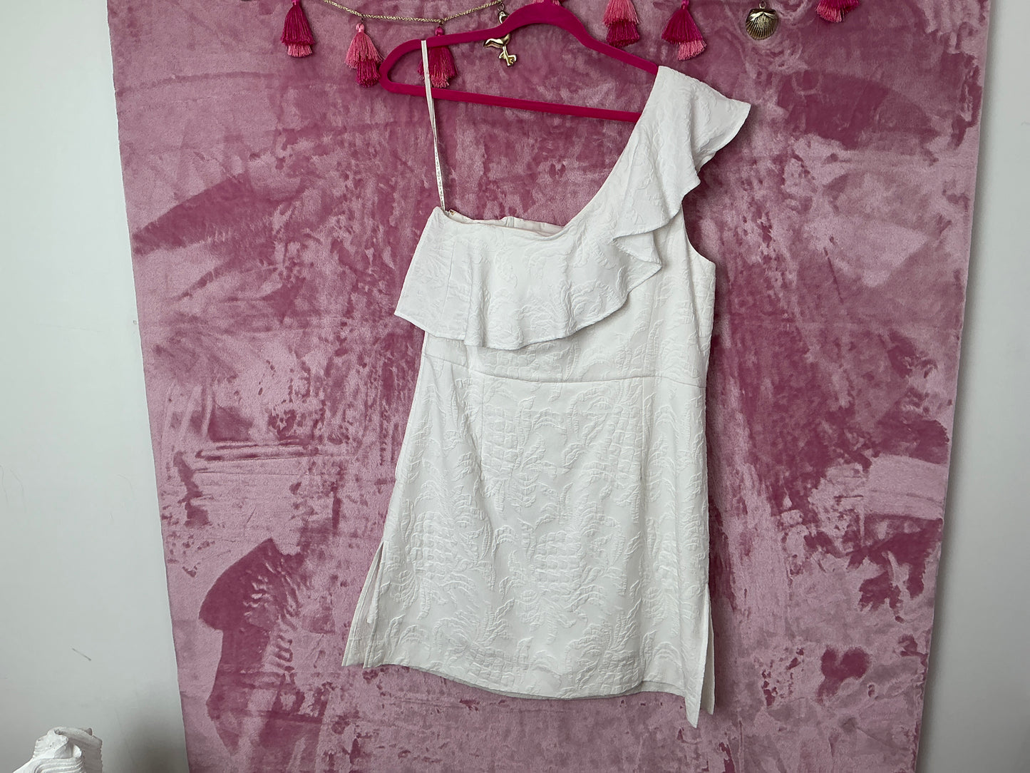 Lilly Pulitzer Romper NWT - Kipton Romper - Resort White - Pineapple Pucker Jacquard - Size 16