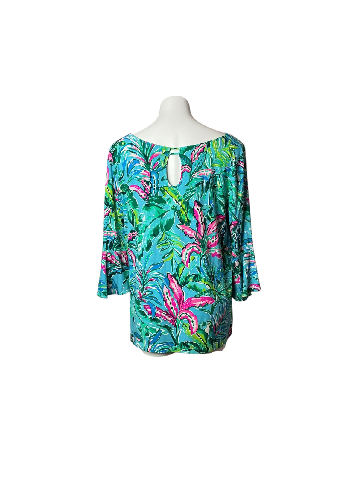 Lilly Pulitzer Fontaine Top Porto Blue In the Trees - Size XXL