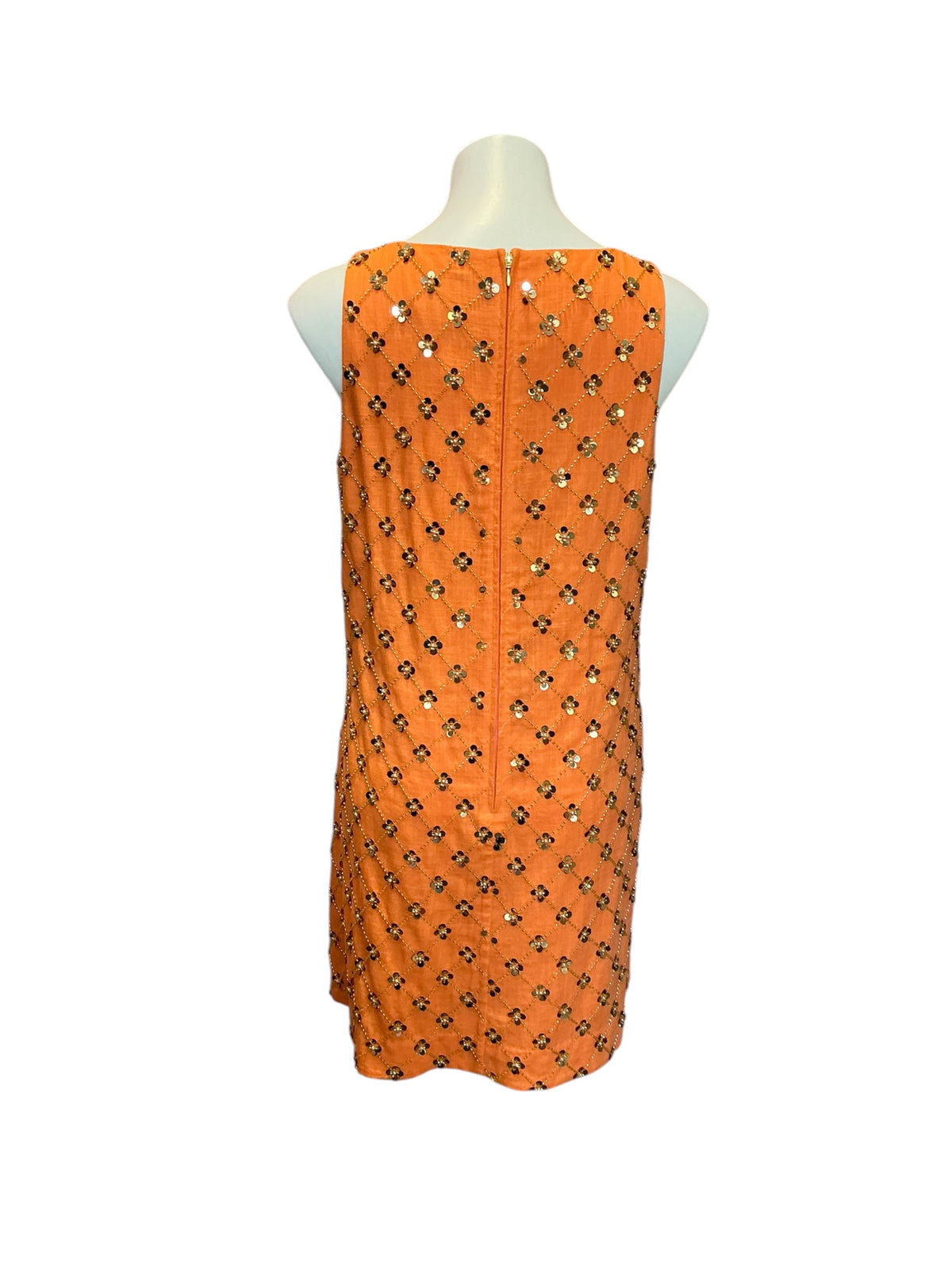 Lilly Pulitzer NWT Tamala Dress Papaya Beaded Sequin Embellishment - Size 6