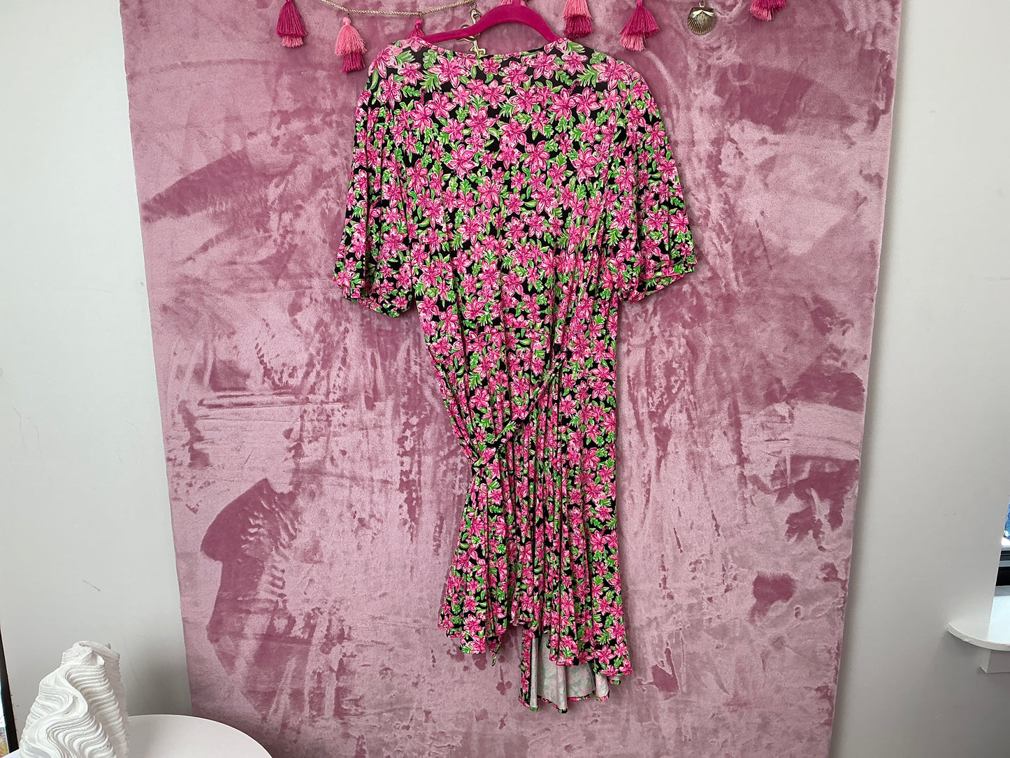 Lilly Pulitzer Dress NWT - Kessler Wrap Dress - Onyx - Lil Lilly - Size XL