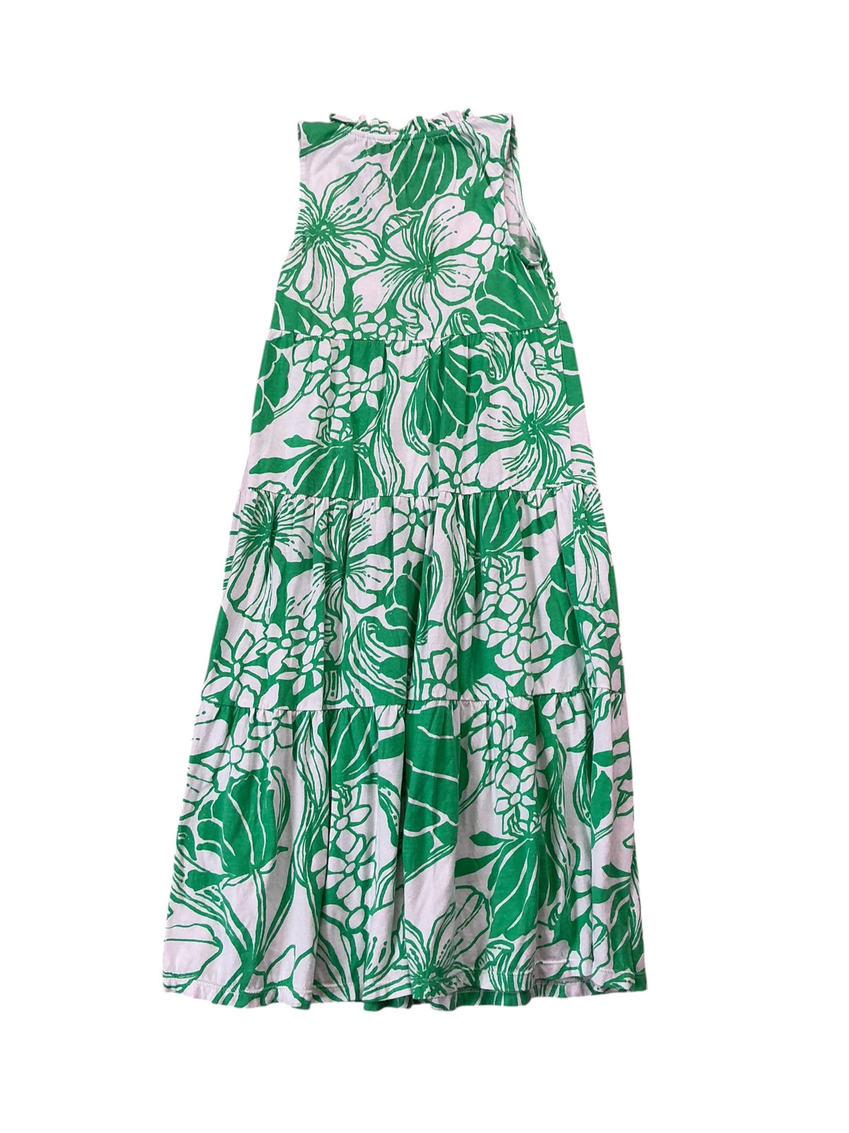 Lilly Pulitzer Girls Mini Malone Maxi Dress Oversized Kiss My Tulips - Size S (4-5)