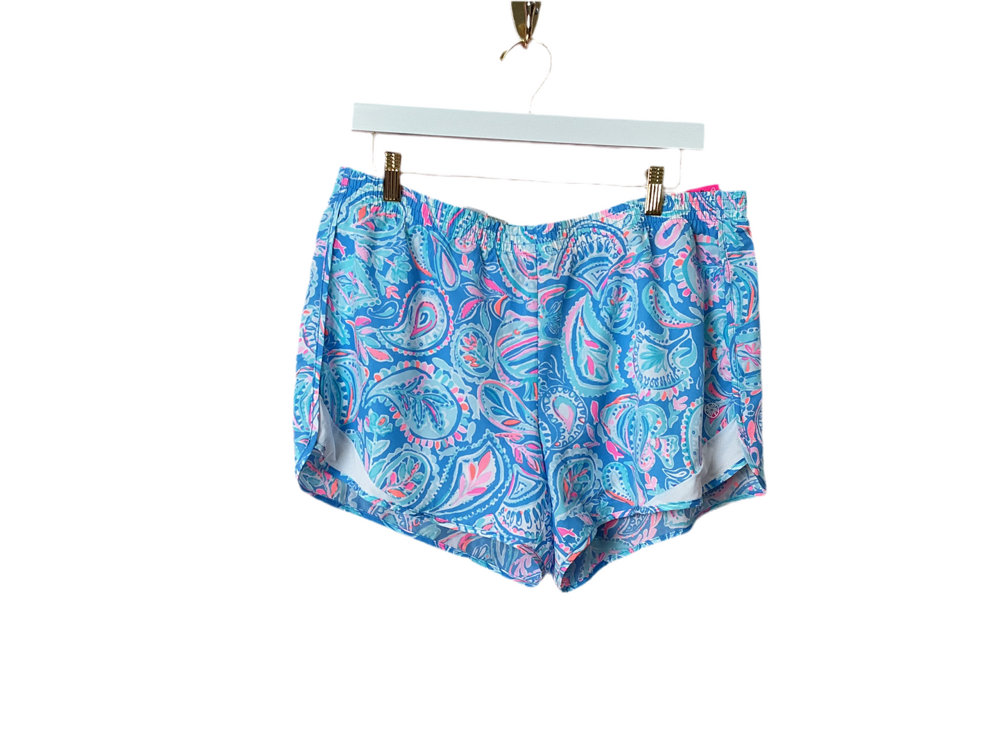 Lilly Pulitzer NWT - Ocean Trail Short - Zanzibar Blue Fish Kiss - Size L