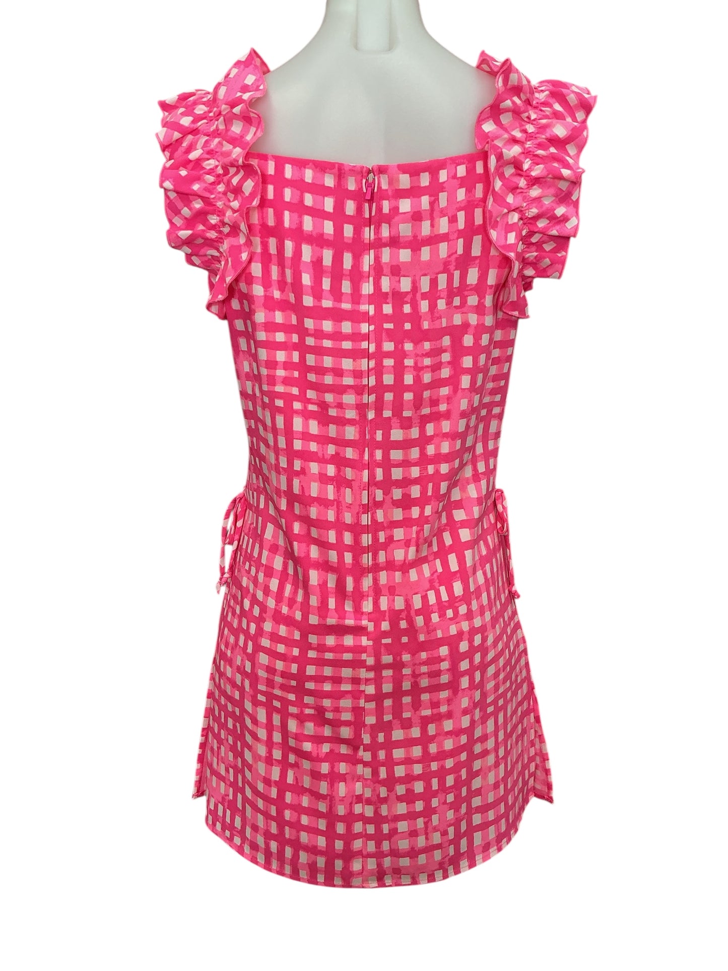 Lilly Pulitzer Everleigh Romper Pink Tropics Feelin Beachy - Size 4