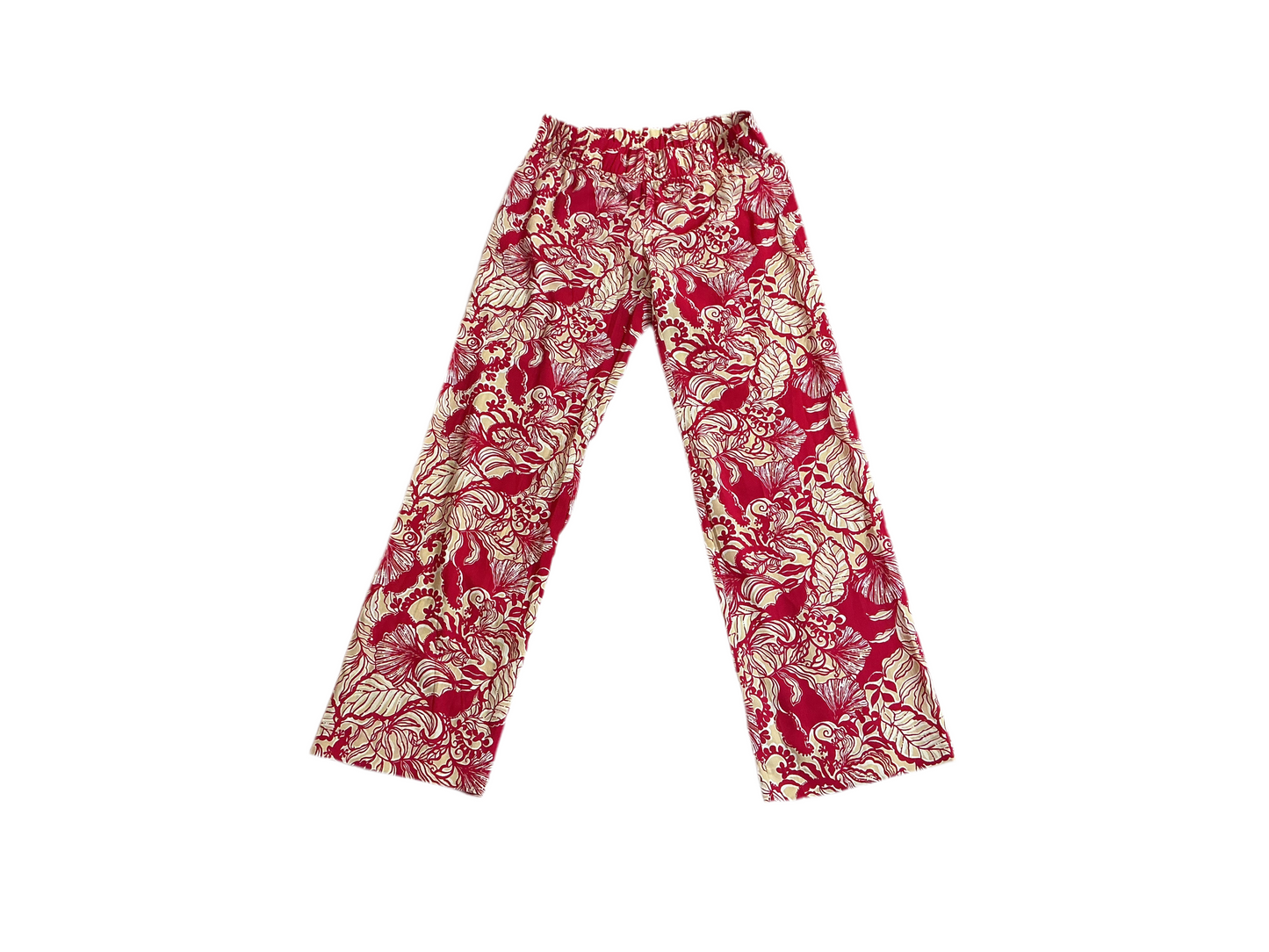 Lilly Pulitzer NWT - Bal Harbour Palazzo - Poinsettia Red Island Vibes - Size S