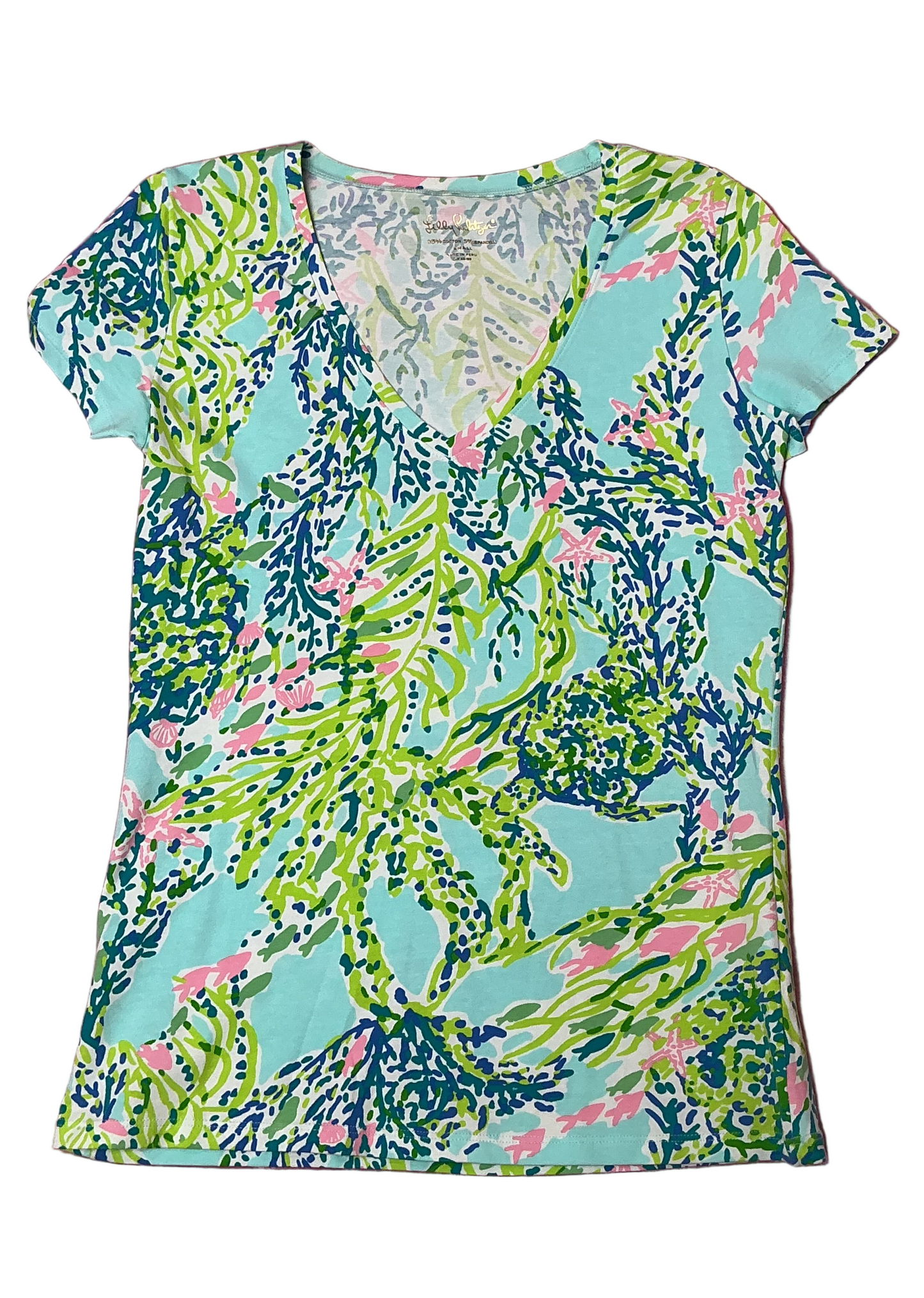 Lilly Pulitzer Short Sleeve Shirt - Size S